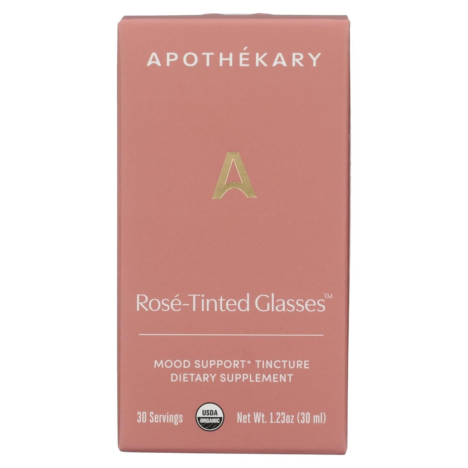 Gotas Herbales Apothékary Sin Alcohol 34.1ml - Tinte Rosado
