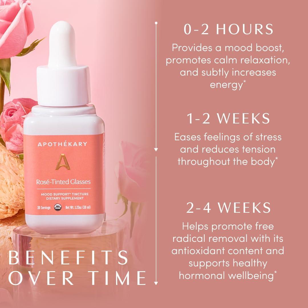 Gotas Herbales Apothékary Sin Alcohol 34.1ml - Tinte Rosado