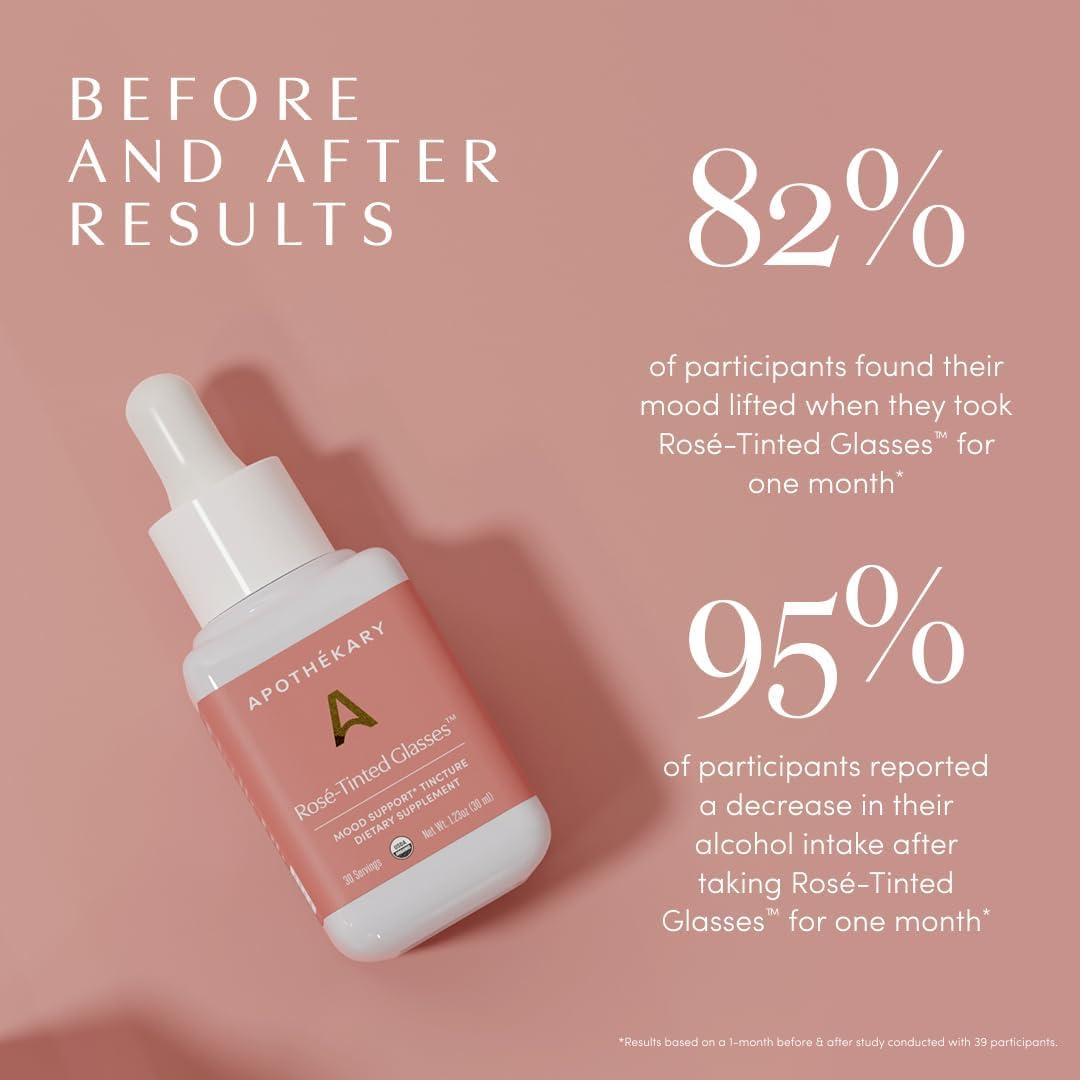 Gotas Herbales Apothékary Sin Alcohol 34.1ml - Tinte Rosado