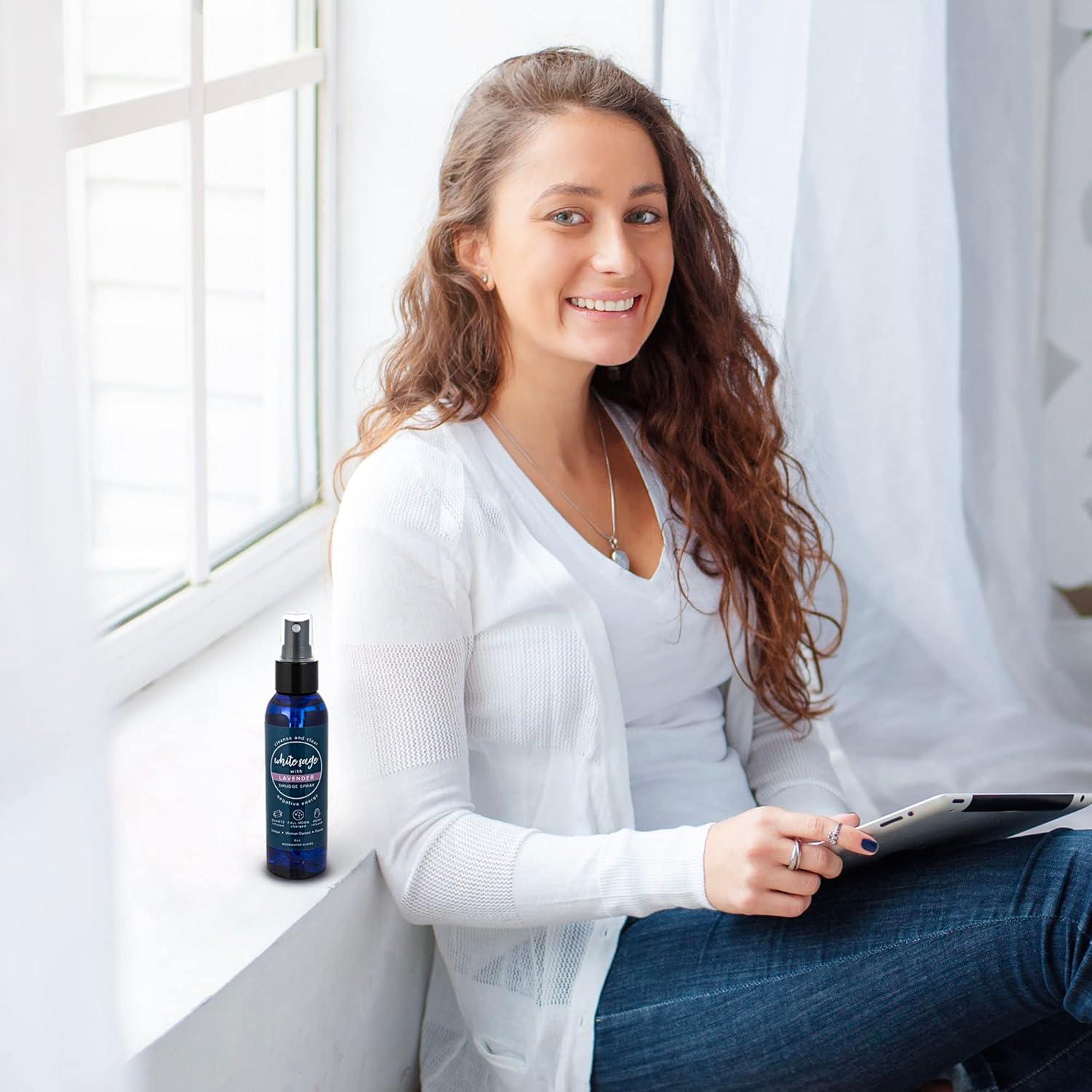 Spray de Salvia Blanca y Lavanda Moonwater 240ml - Limpieza Energética