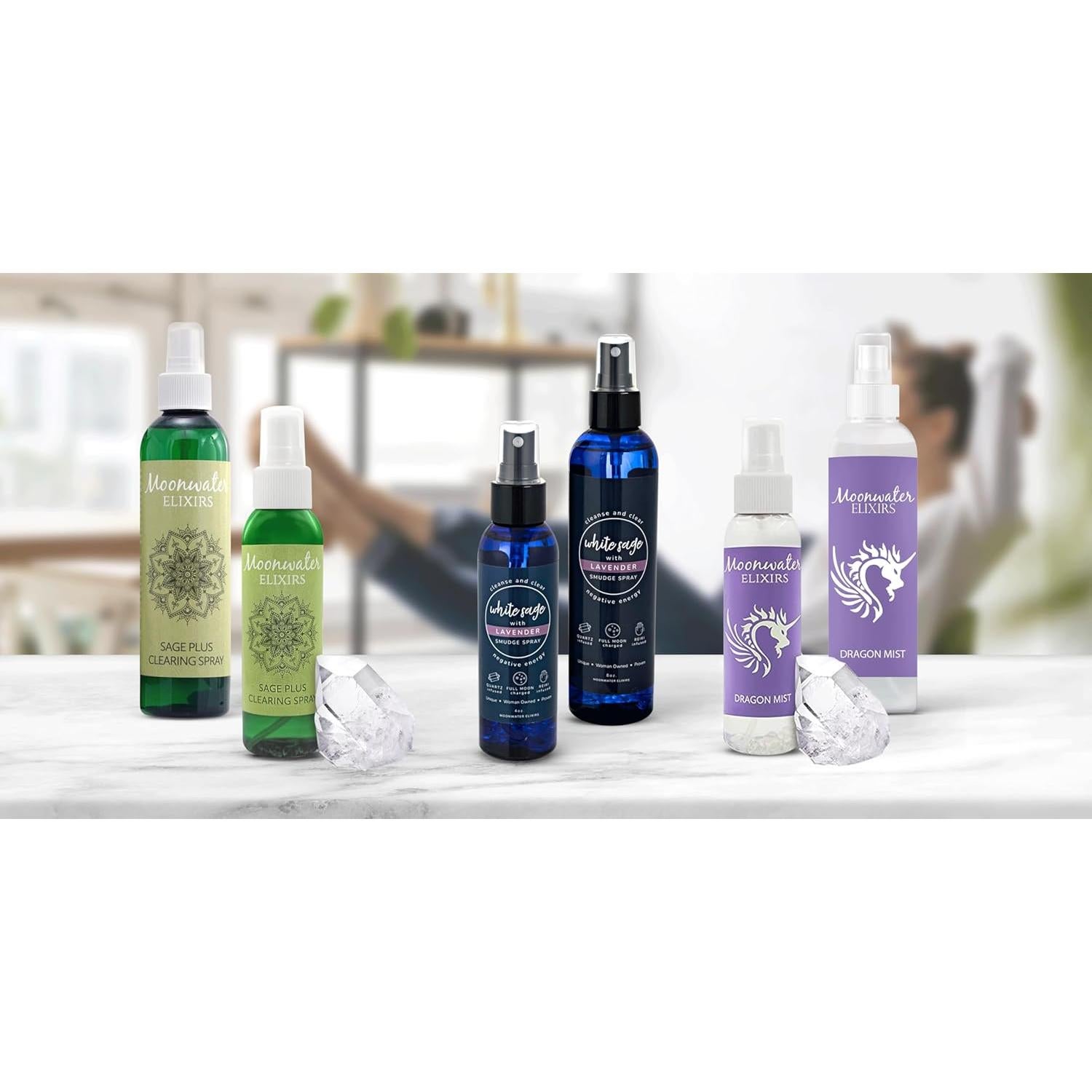 Spray de Salvia Blanca y Lavanda Moonwater 240ml - Limpieza Energética