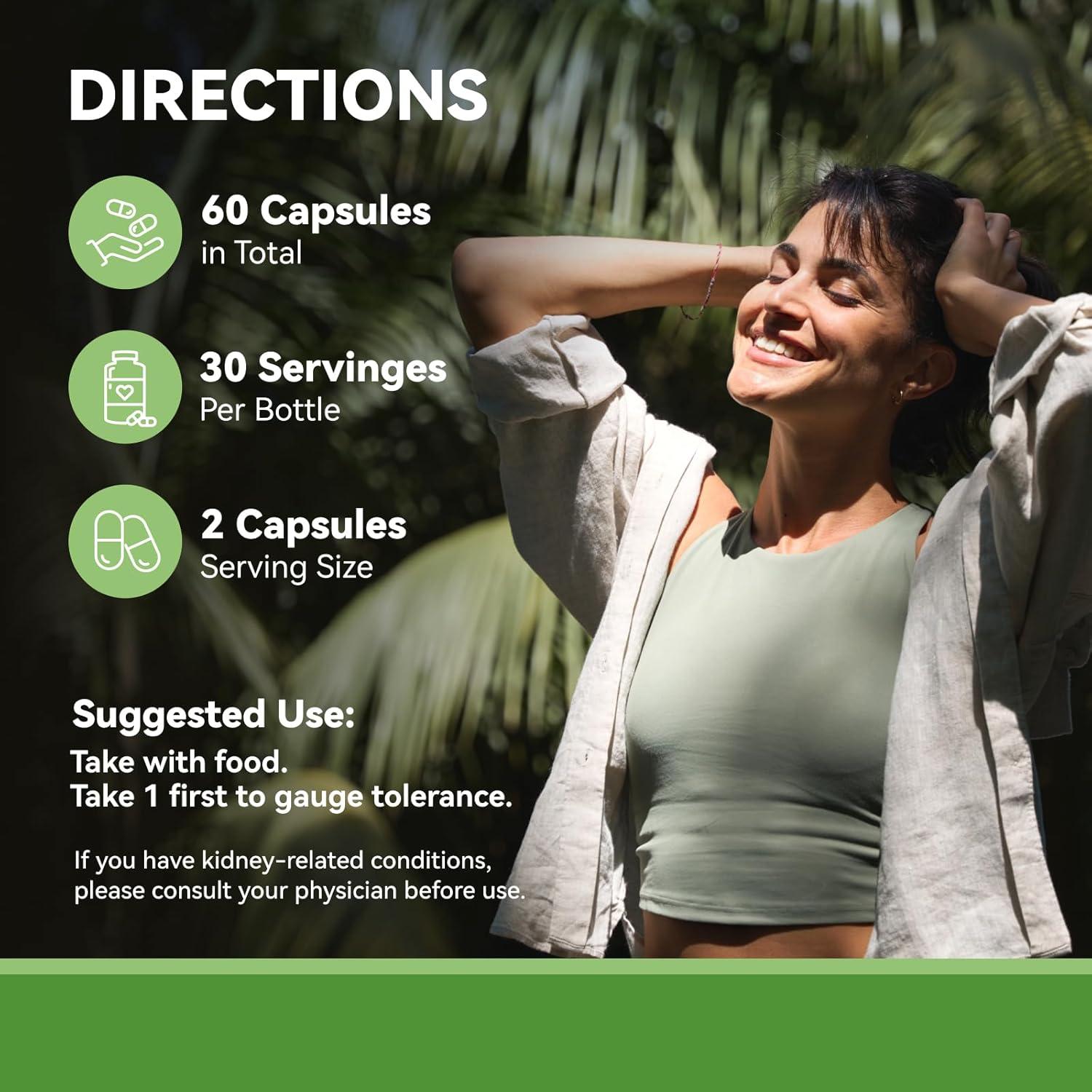 Cápsulas de Moringa 1000mg Brillo Interno 60 Veganas