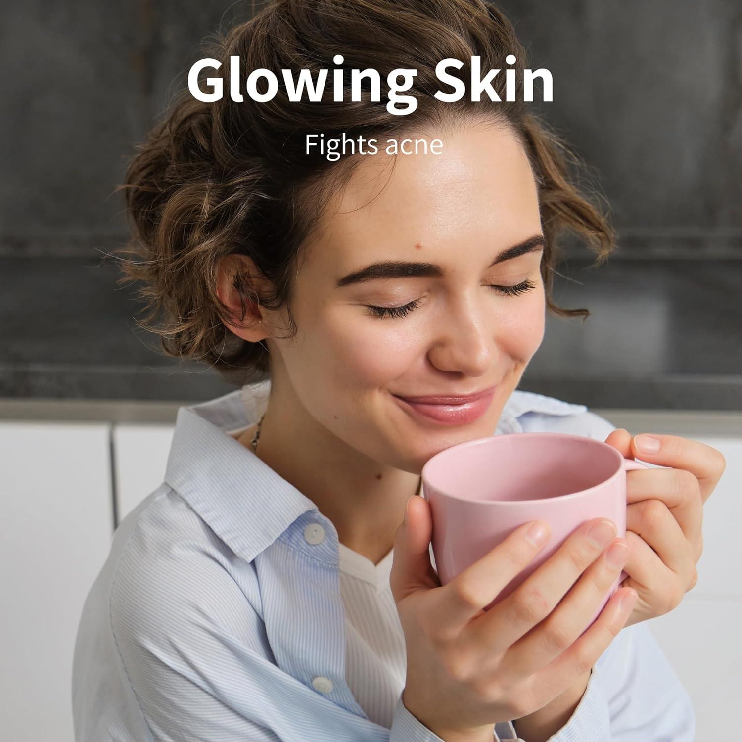 Nourished Androgen Relief Spearmint Tea - Organic Herbal Spearmint Tea for Clear Skin and Reduced Unwanted Facial Hair Growth - 120 Servings