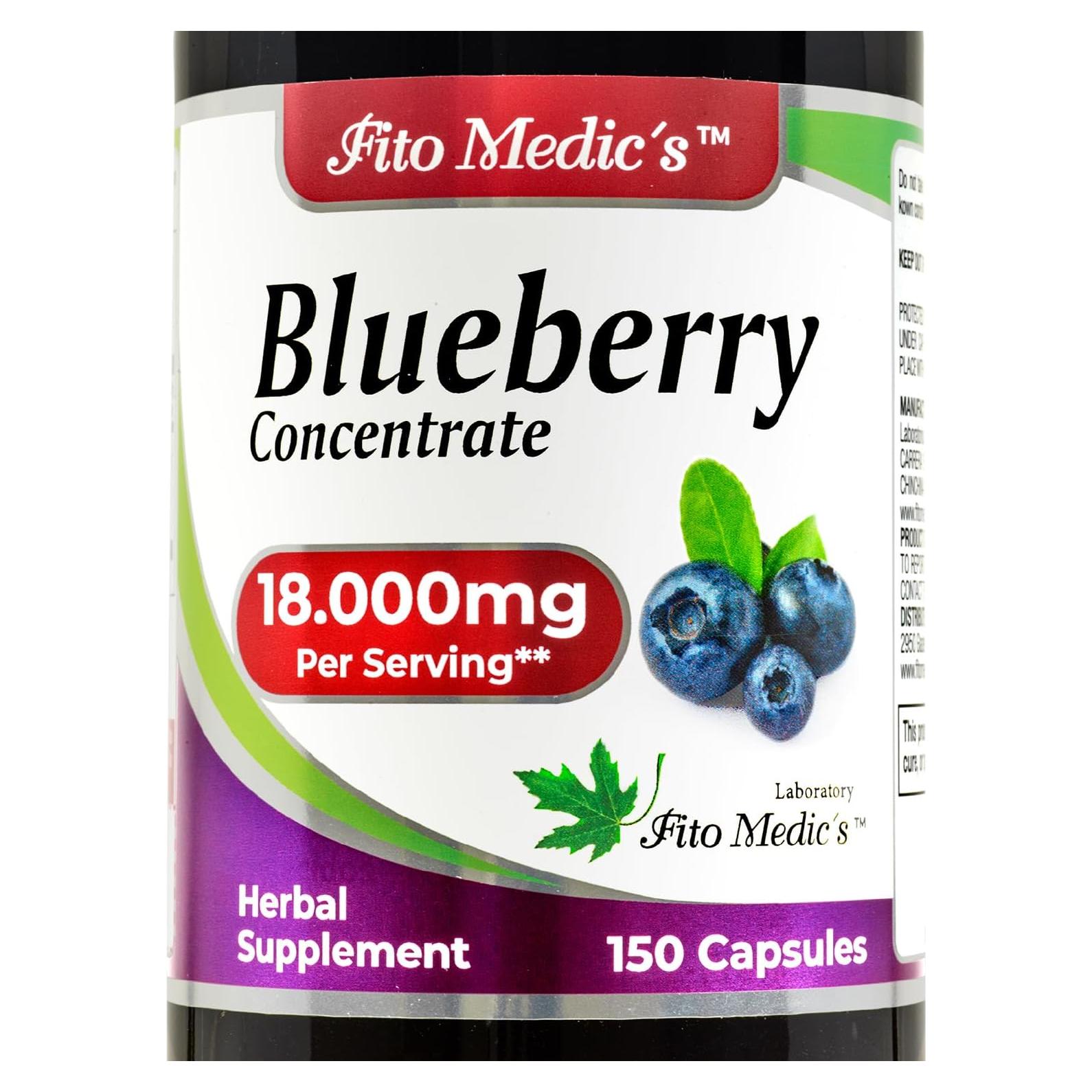 Cápsulas de Extracto de Arándano FITO MEDIC'S 150 Unidades