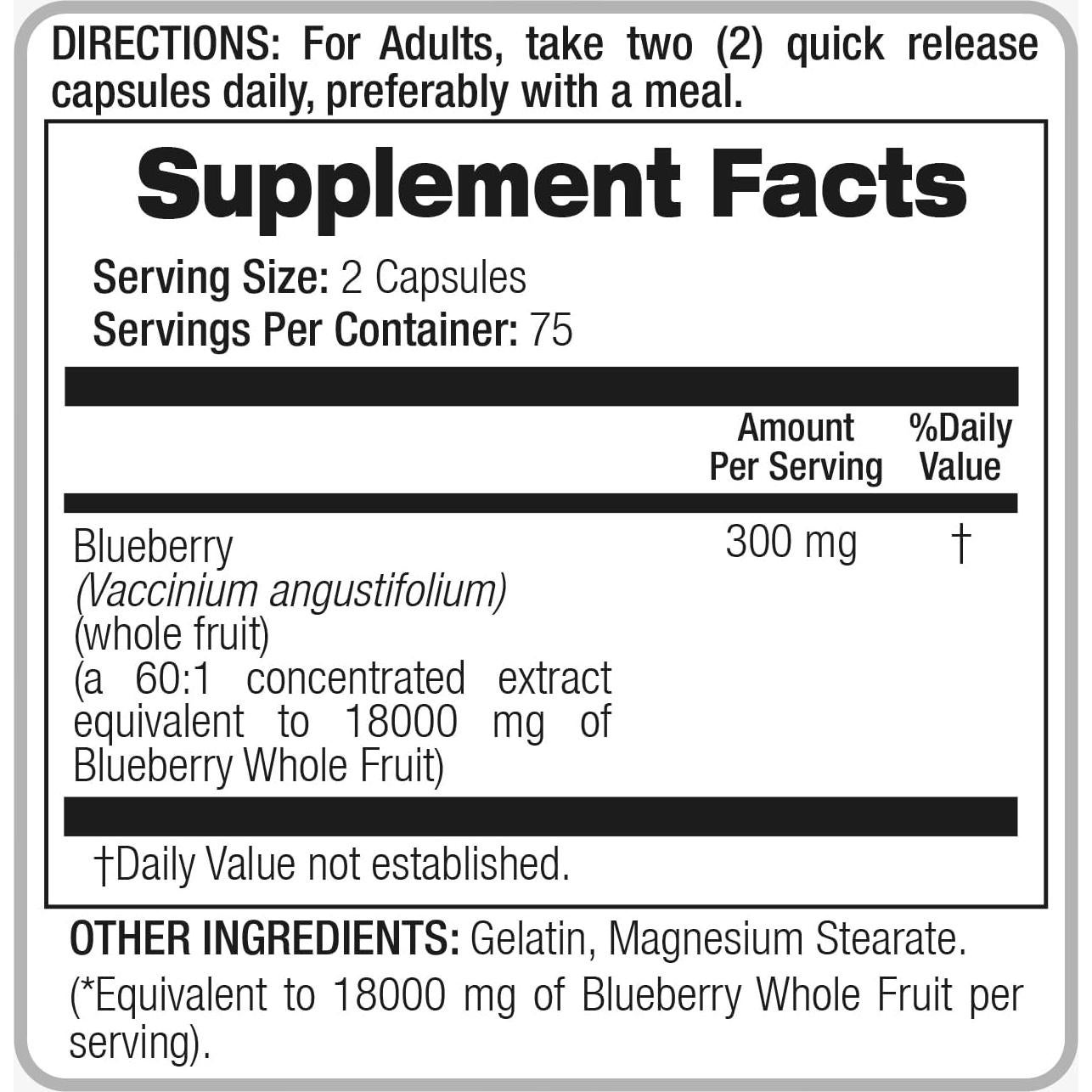 Cápsulas de Extracto de Arándano FITO MEDIC'S 150 Unidades