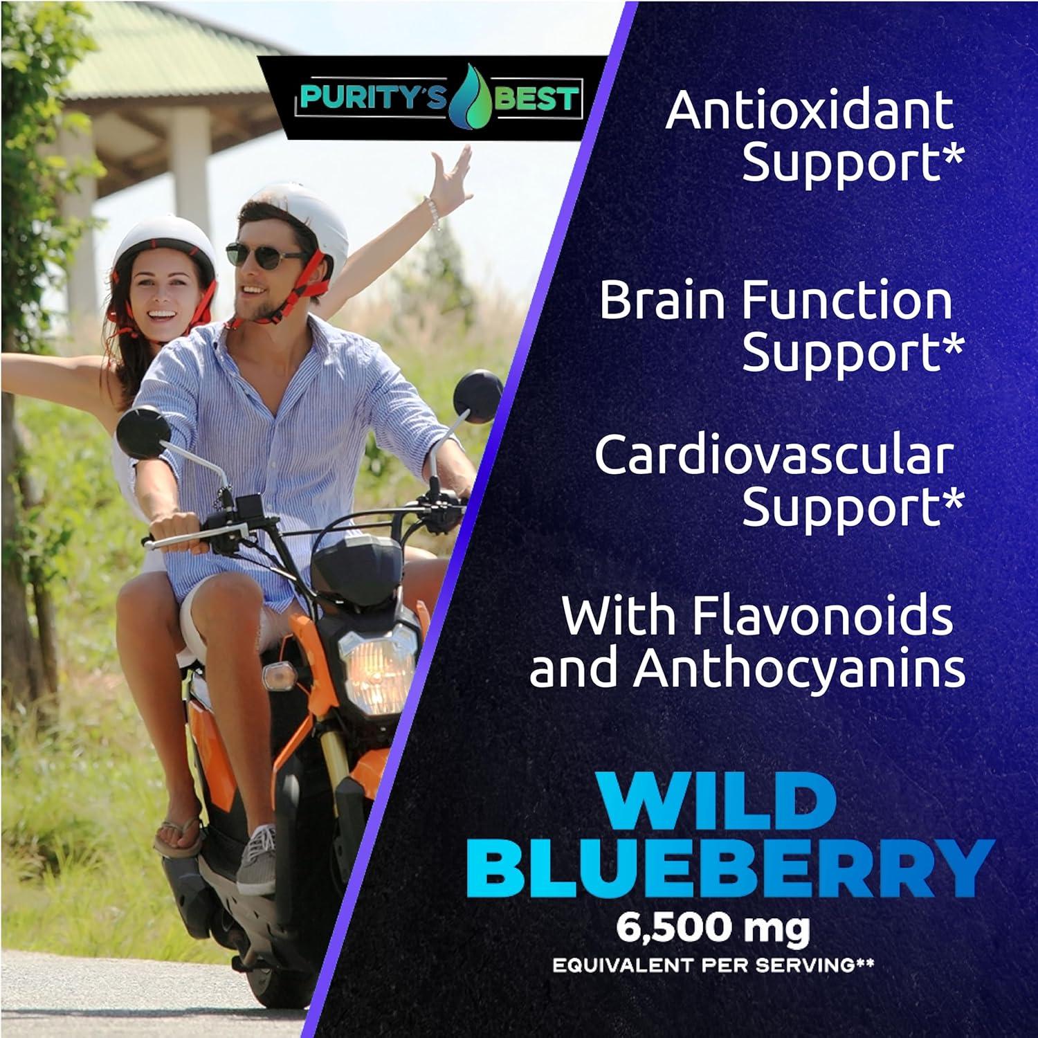 Extracto de Arándano Silvestre Purity 6500 mg - 120 Cápsulas Veganas