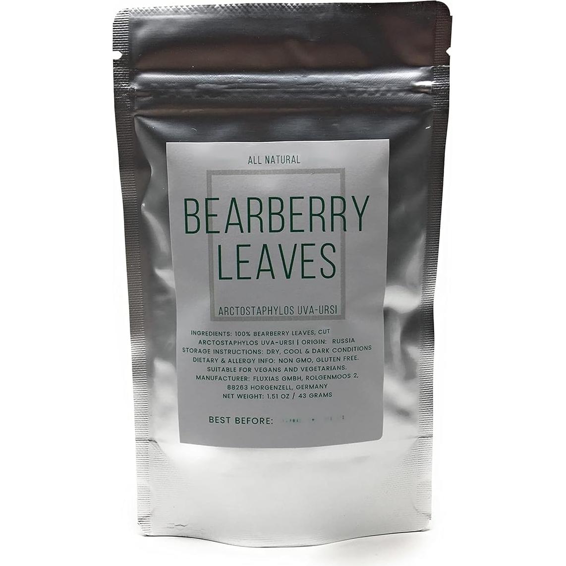 Hojas Secas de Bearberry Kinnikinnick 42g - Arctostaphylos Uva-ursi