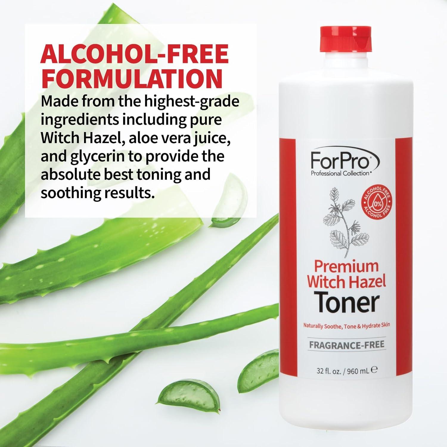 Tónico Facial Hamamelis ForPro 946ml Sin Alcohol Vegano