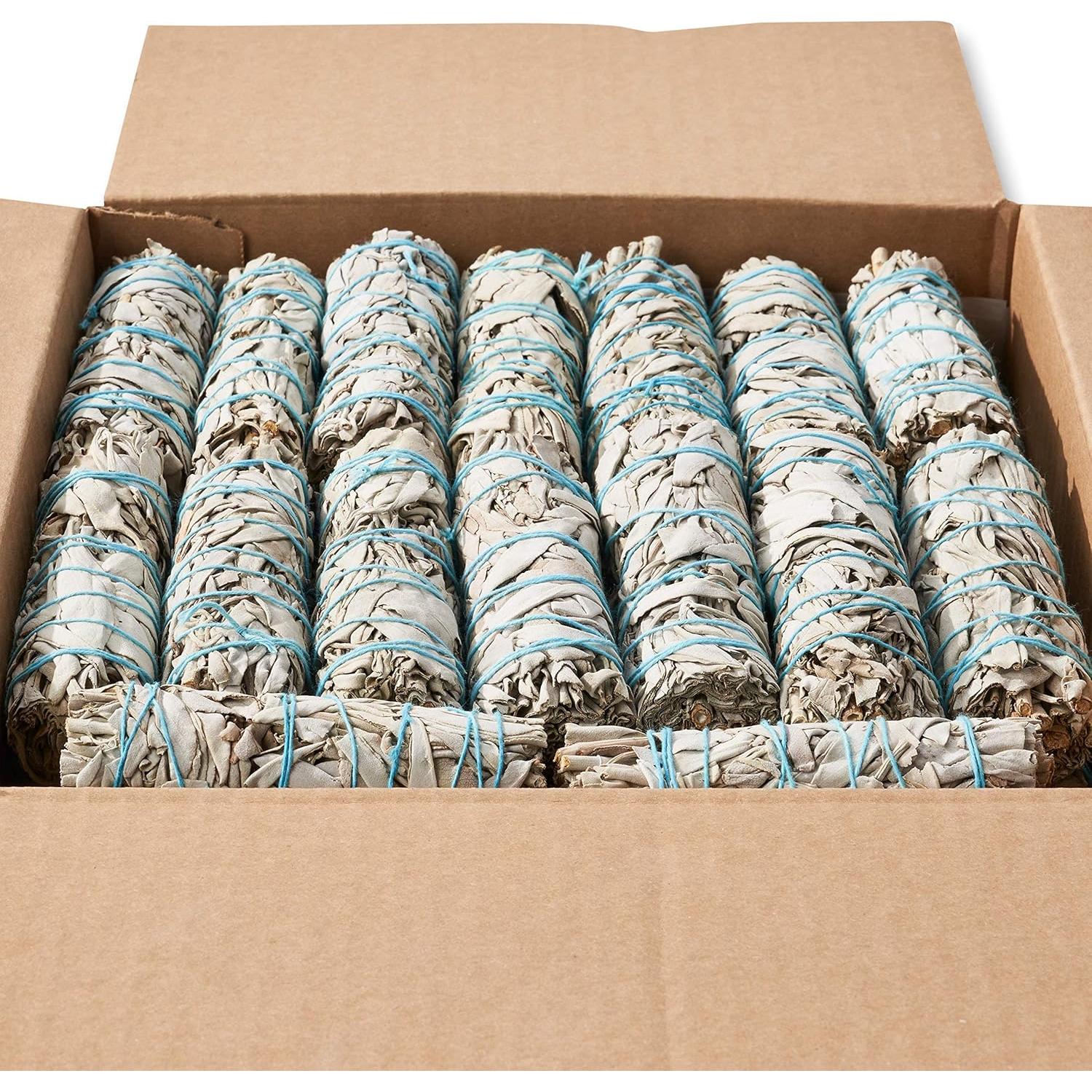 25 Palos de Salvia Blanca 10 cm Blue River Sage - Limpieza Energética