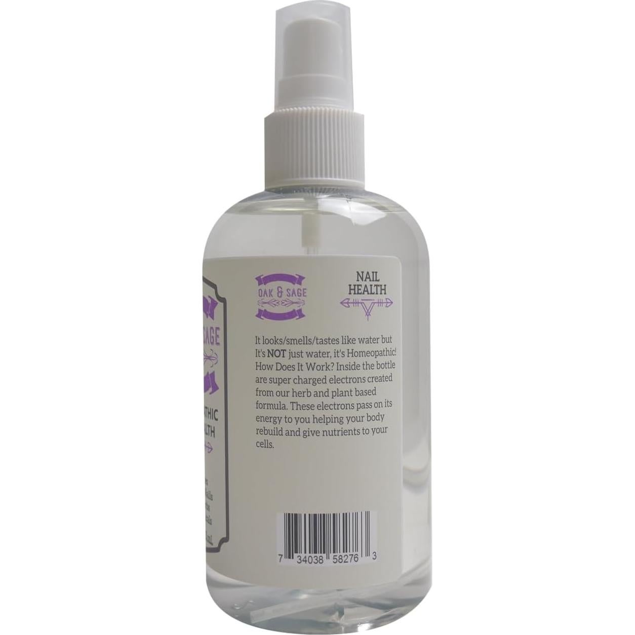 Salud de Uñas Homeopática OAK & SAGE 226.8g Sin Fragancia