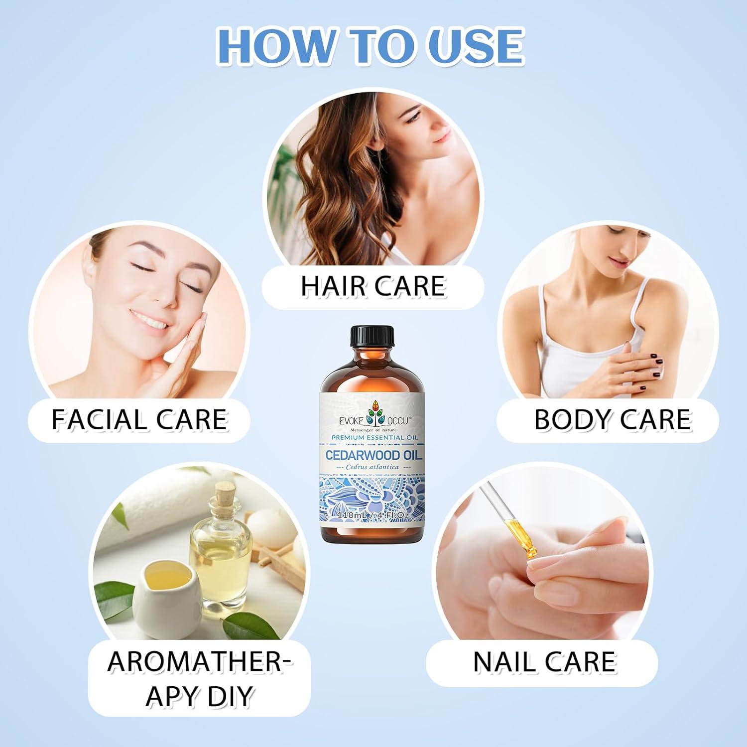 Aceite Esencial de Madera de Cedro y Tomillo 118ml - EVOKE OCCU