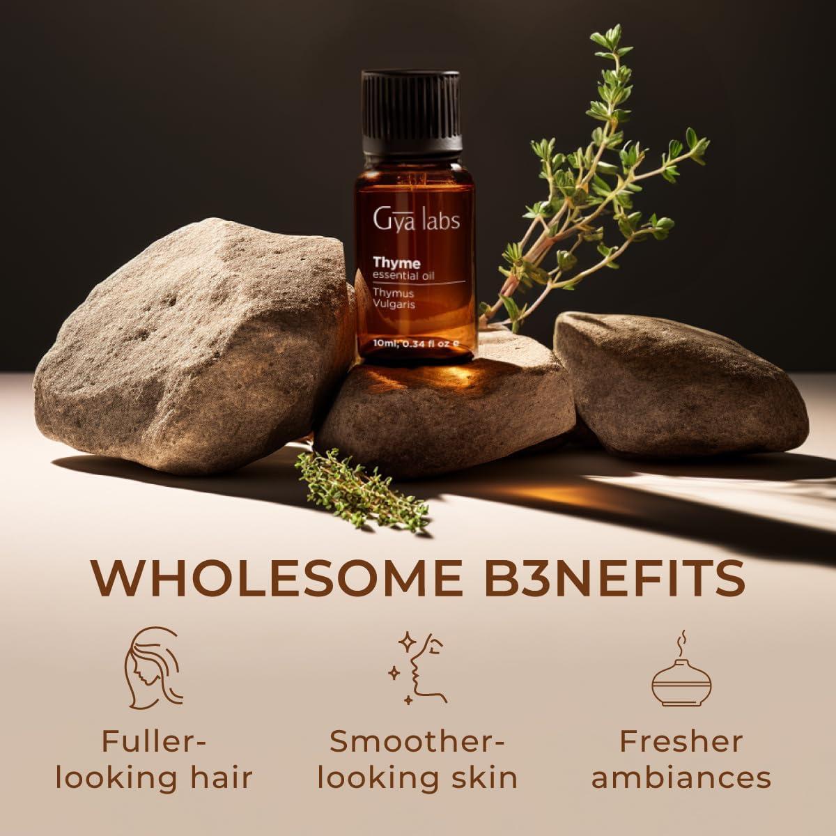 Set de Aceites Esenciales Gya Labs - Tomillo y Niaouli 2x10ml