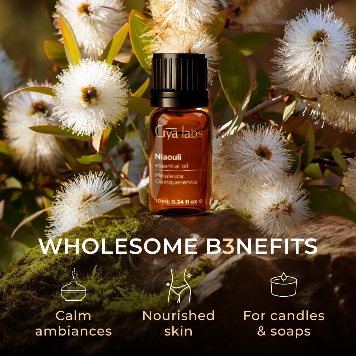 Set de Aceites Esenciales Gya Labs - Tomillo y Niaouli 2x10ml