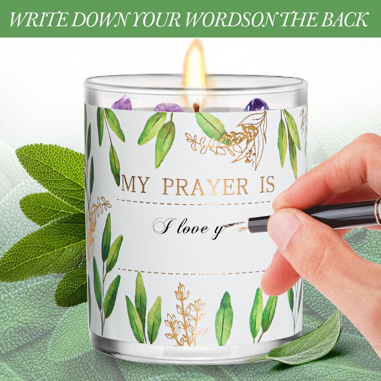 Set de 6 Velas Aromáticas de Salvia PVUELE - Purificación Energética