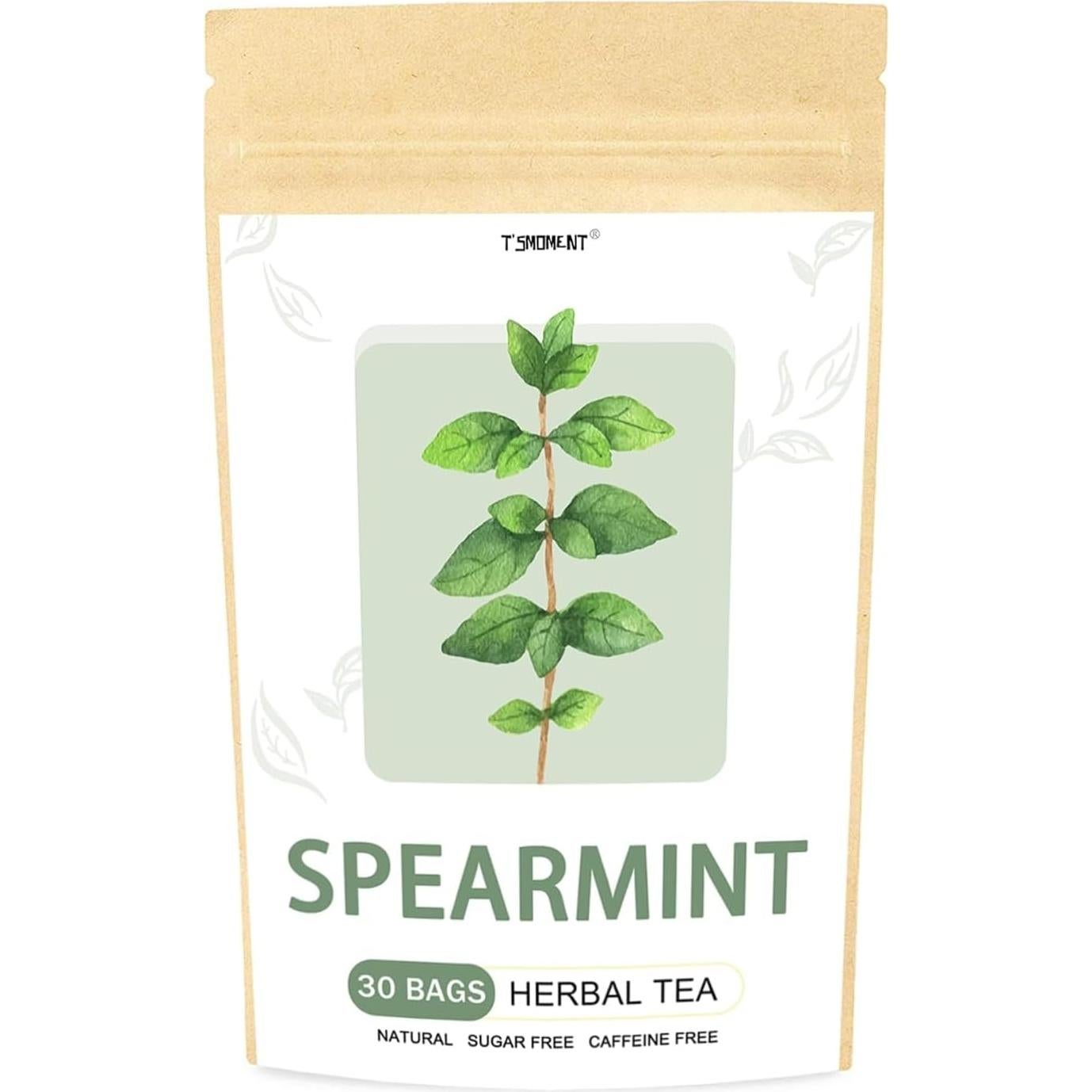 Té de Menta Verde Orgánico T'SMOMENT 30 Bolsitas 100% Natural