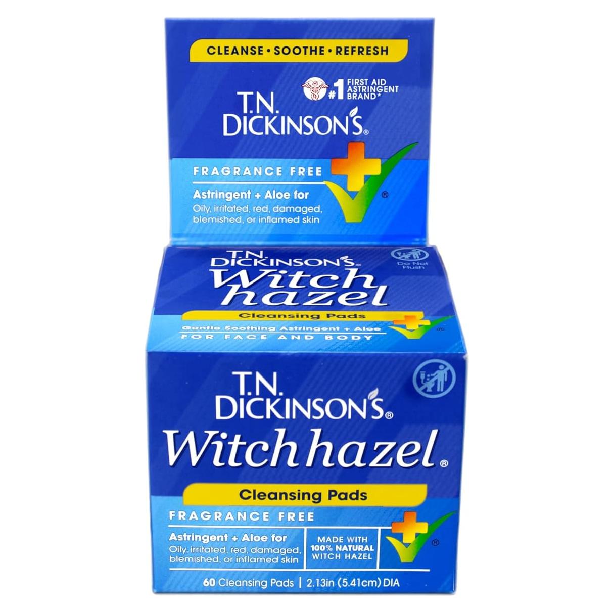 Toallitas Limpiadoras T.N. Dickinson's con Aloe 60 Unidades