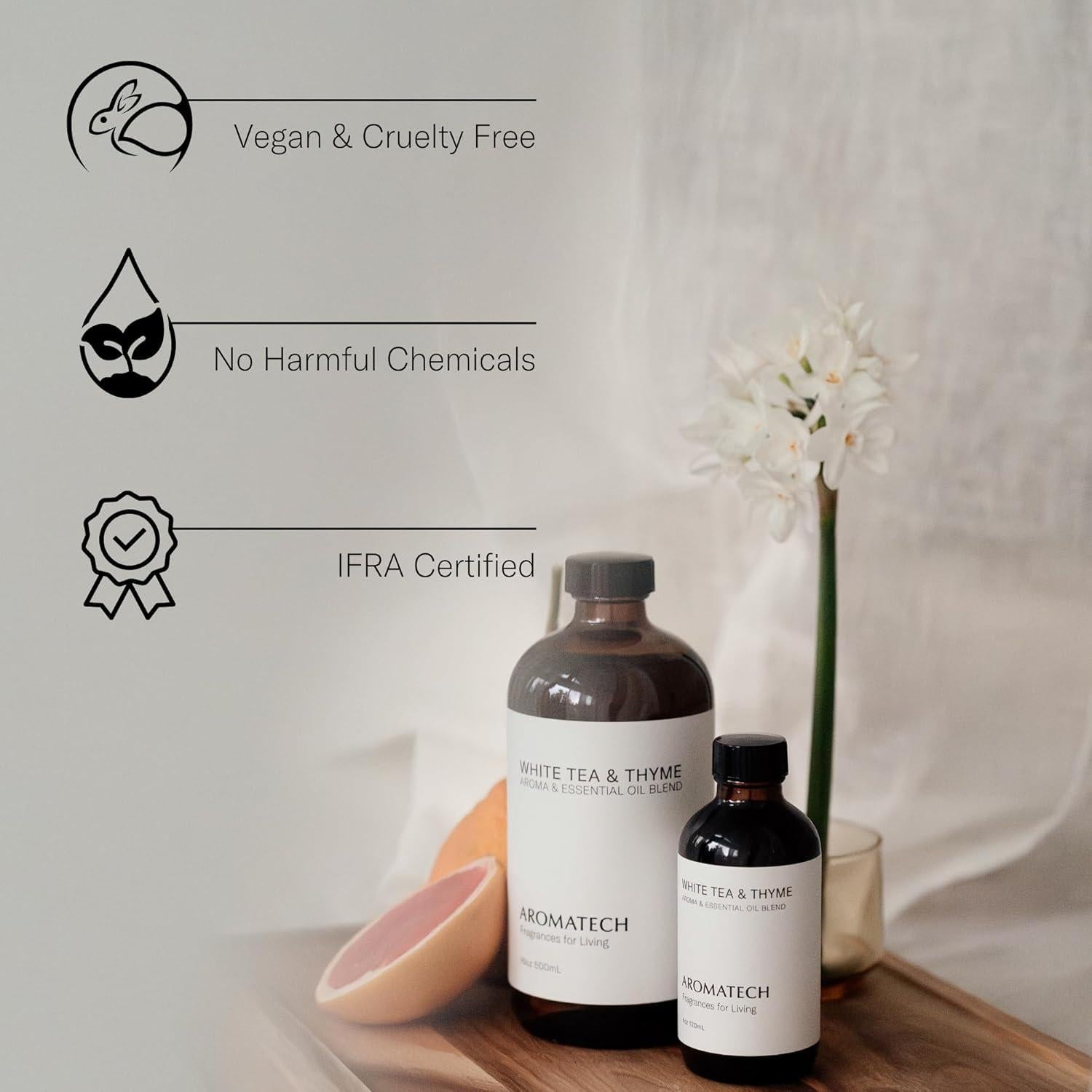 Aceite Esencial Aromático Té Blanco y Tomillo AromaTech 120 ml