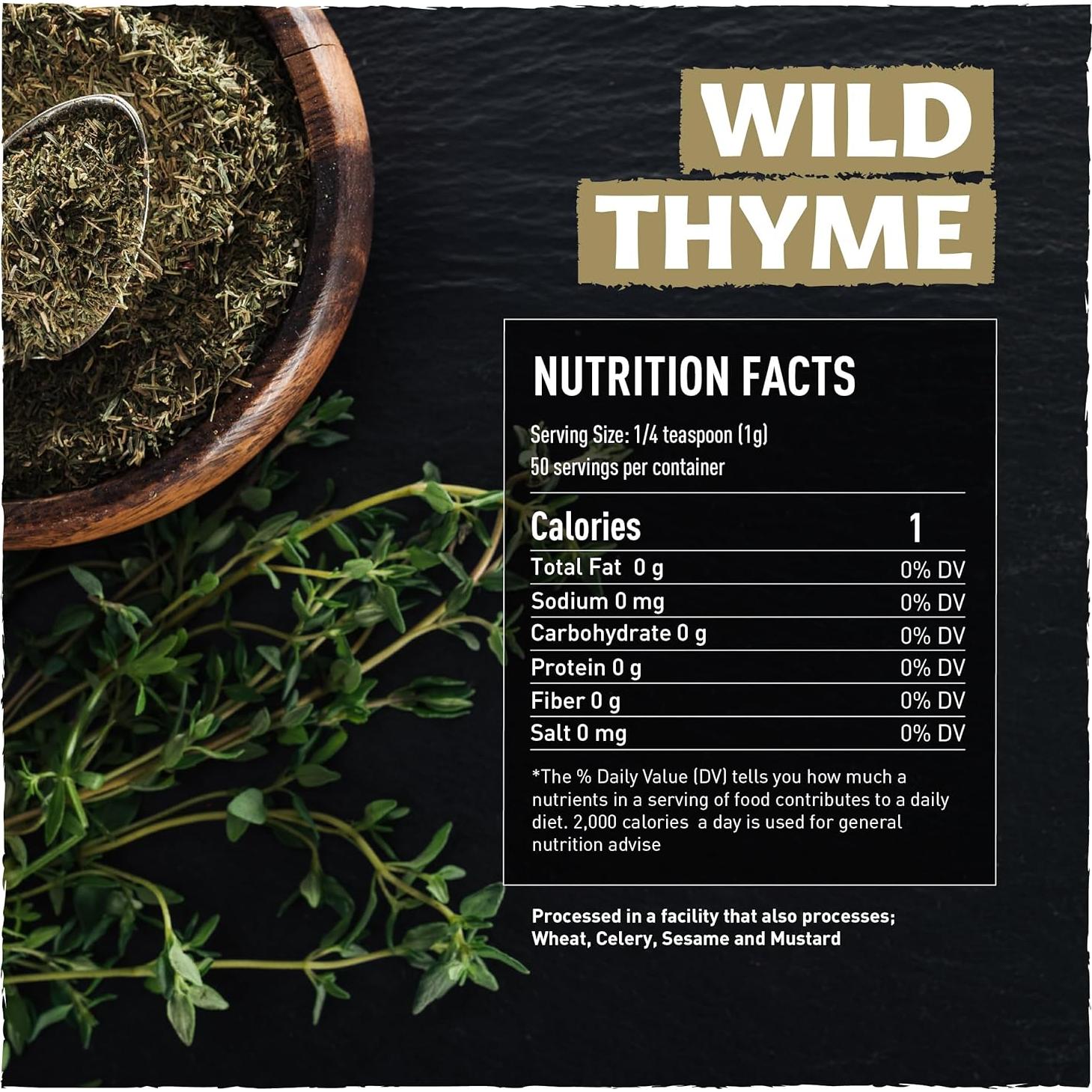 Tomillo Silvestre Eastanbul 50g - Sazonador Mediterráneo Natural