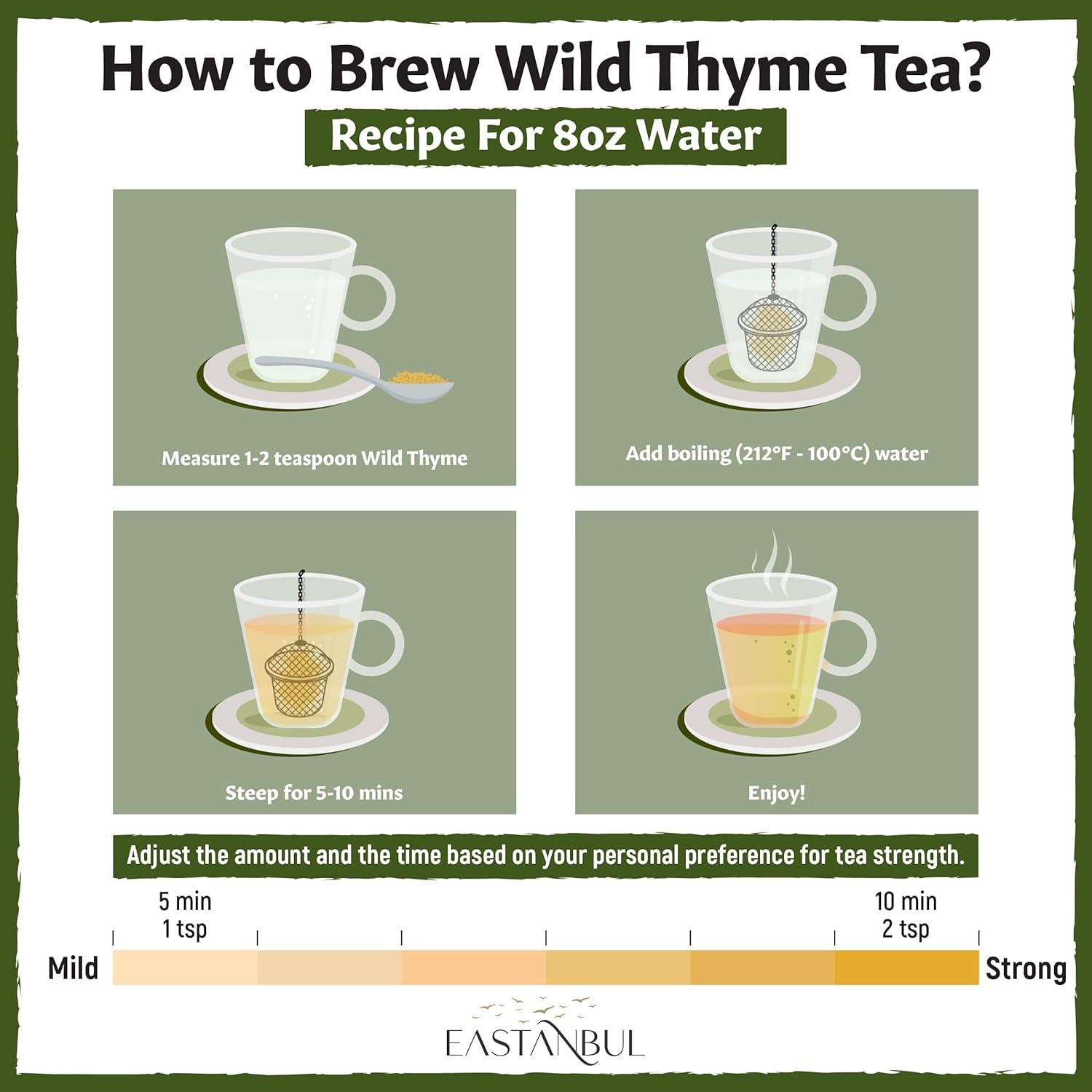 Tomillo Silvestre Eastanbul 50g - Sazonador Mediterráneo Natural