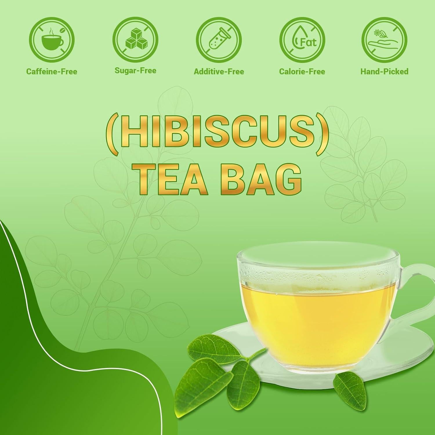 Té de Moringa HIIHONE - Sin Cafeína, 50 Bolsitas