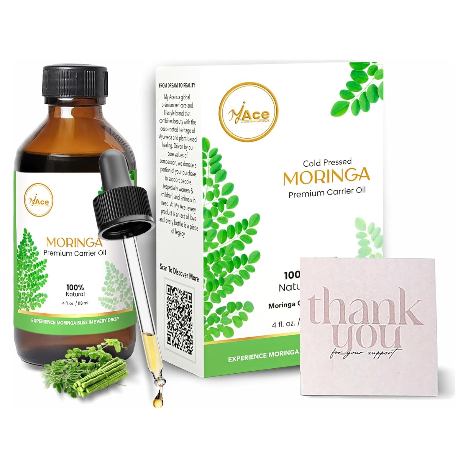 Aceite Portador de Moringa My Ace 118ml - Piel y Cabello