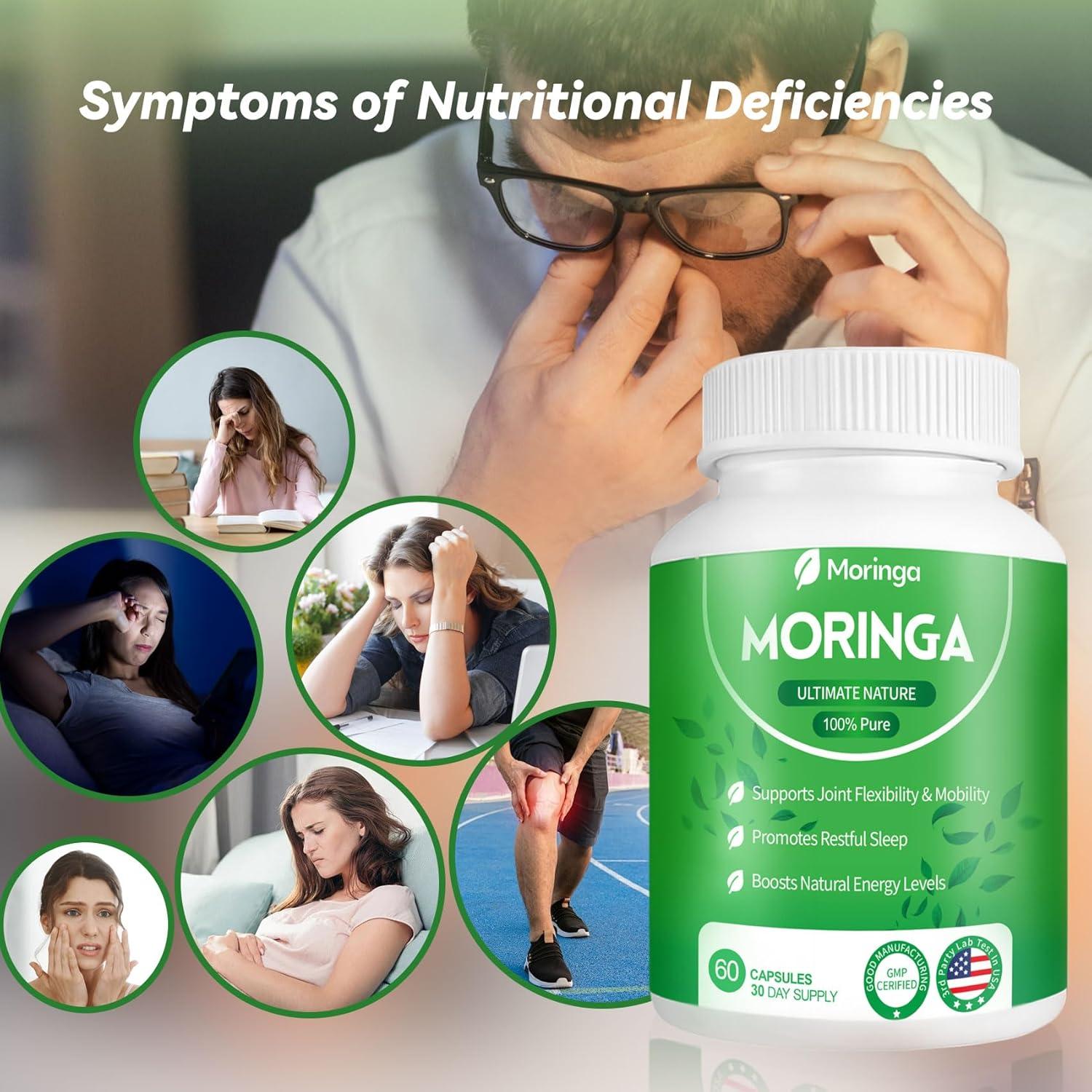 Cápsulas de Moringa Fravonique 800mg - 60 Cápsulas Veganas