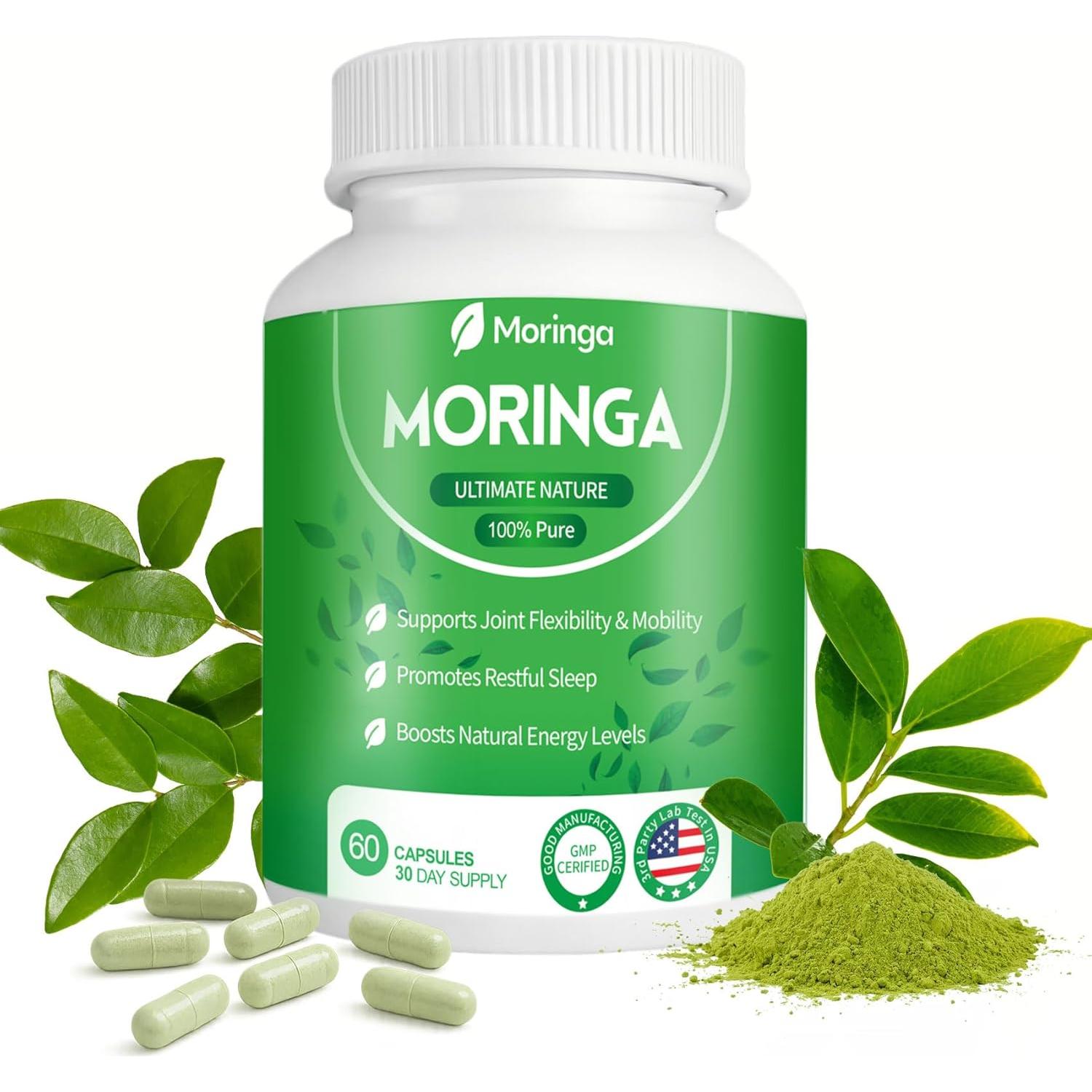 Cápsulas de Moringa Fravonique 800mg - 60 Cápsulas Veganas