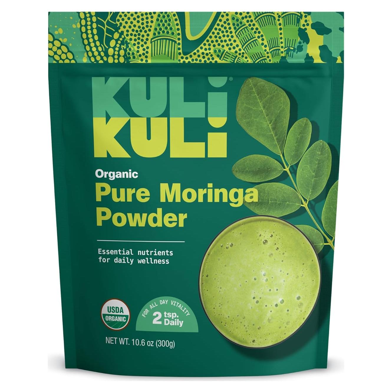 Polvo de Moringa Orgánica Kuli Kuli 300g - Superalimento Puro