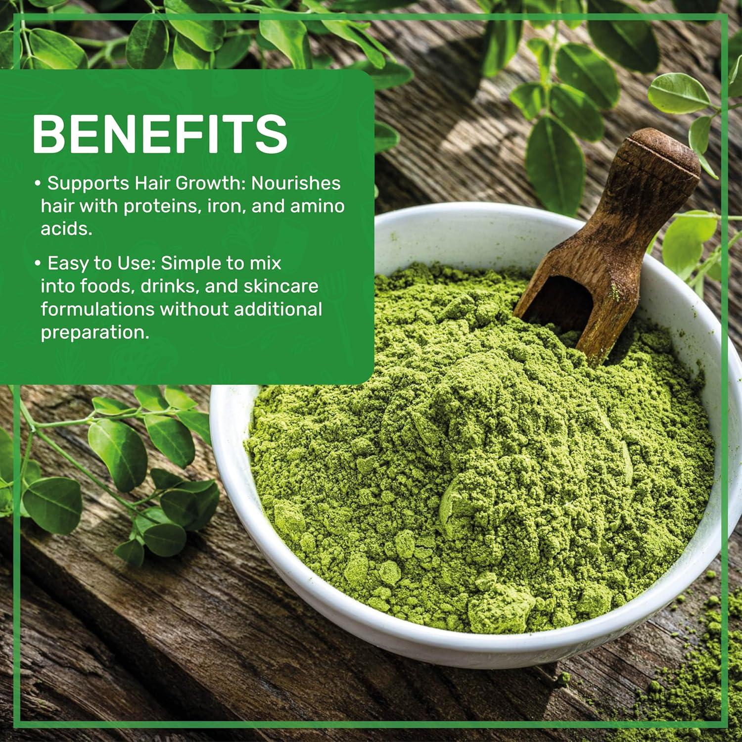 Polvo de Moringa Orgánica Jiva Organics 0.57kg Bolsa a Granel