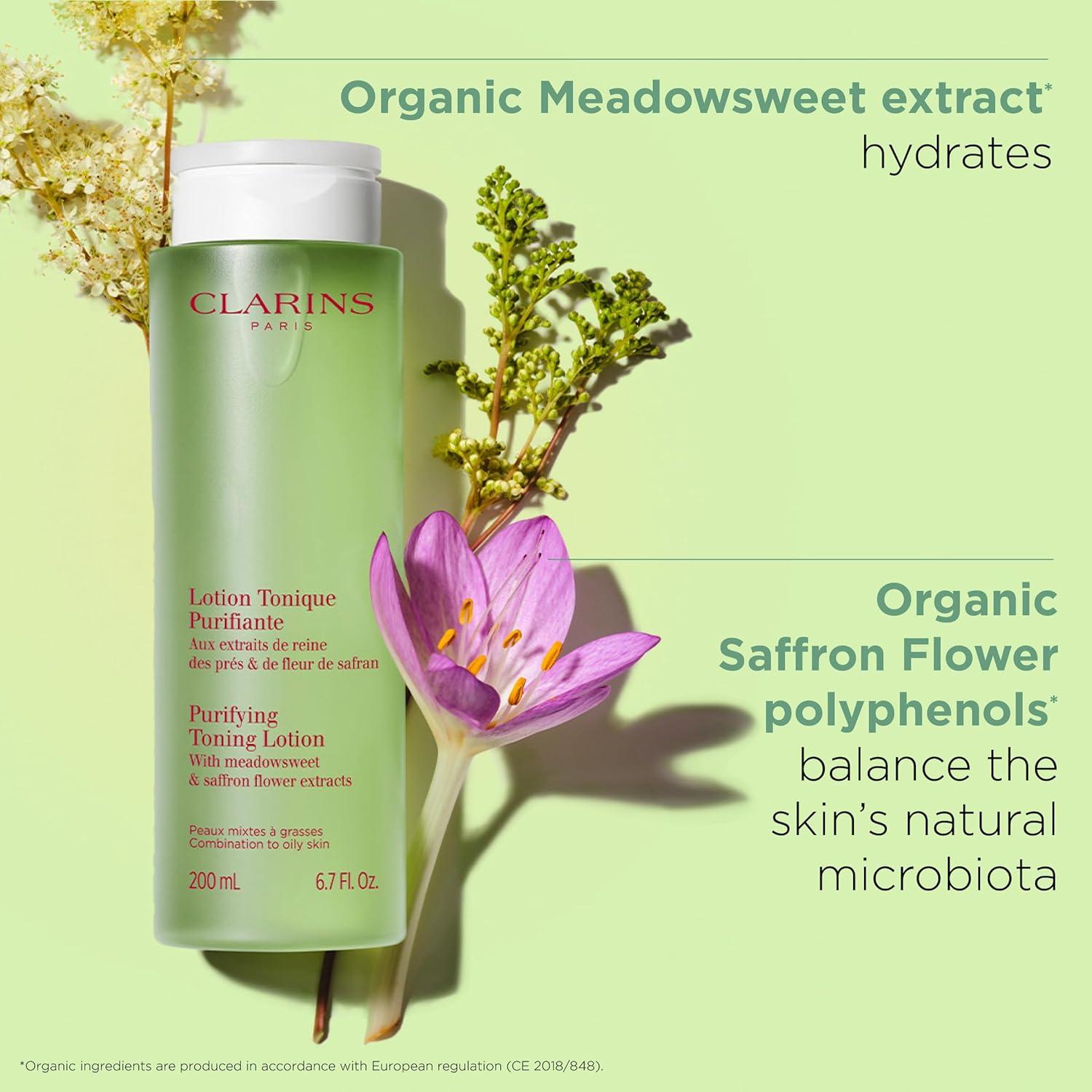 Loción Tónica Purificante Clarins 198 ml - Piel Mixta a Grasa