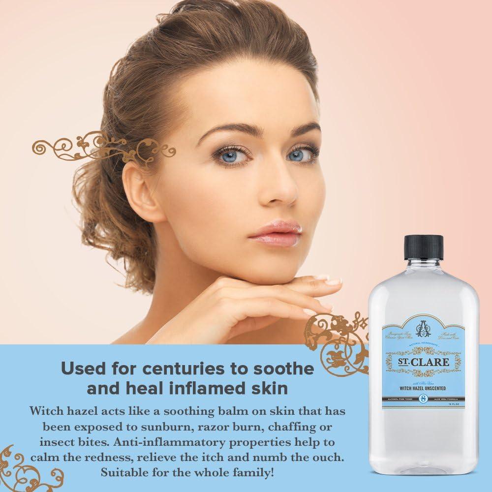 Tónico Facial Sin Alcohol St Clare - Aloe y Hamamelis 250ml