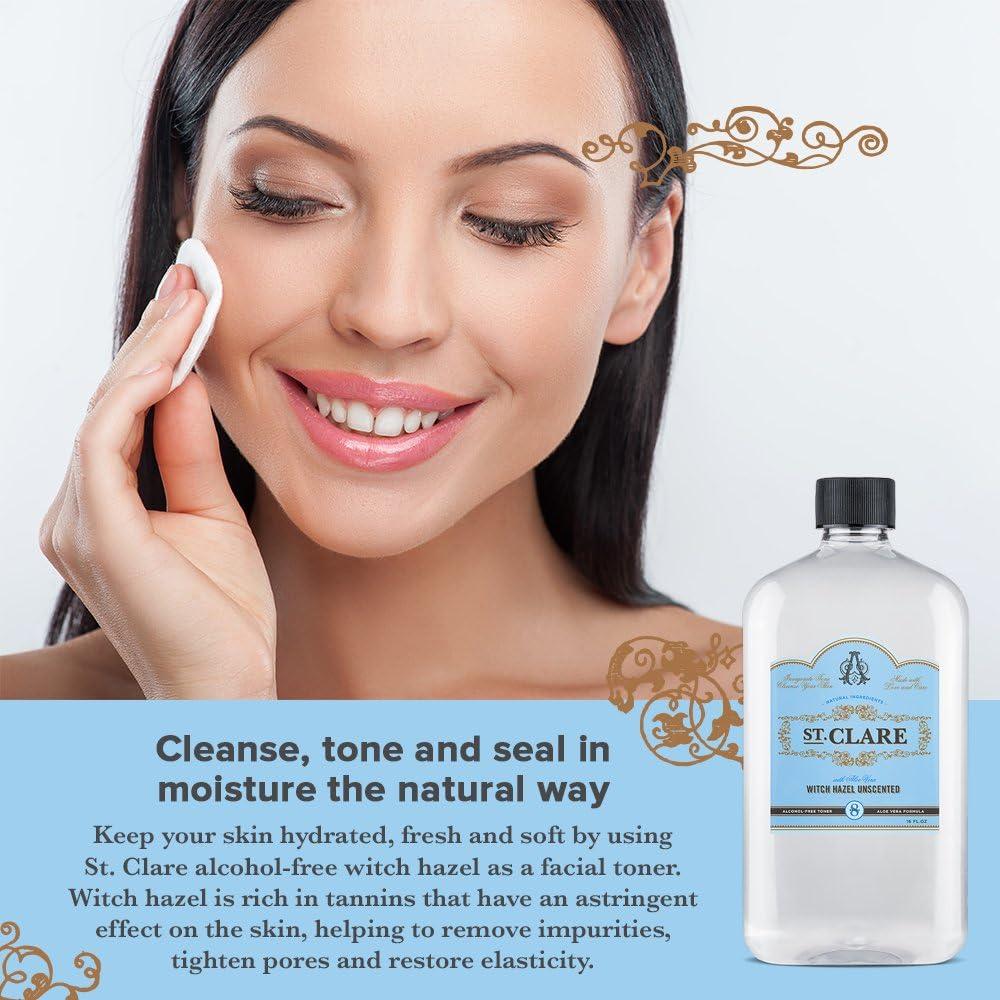 Tónico Facial Sin Alcohol St Clare - Aloe y Hamamelis 250ml