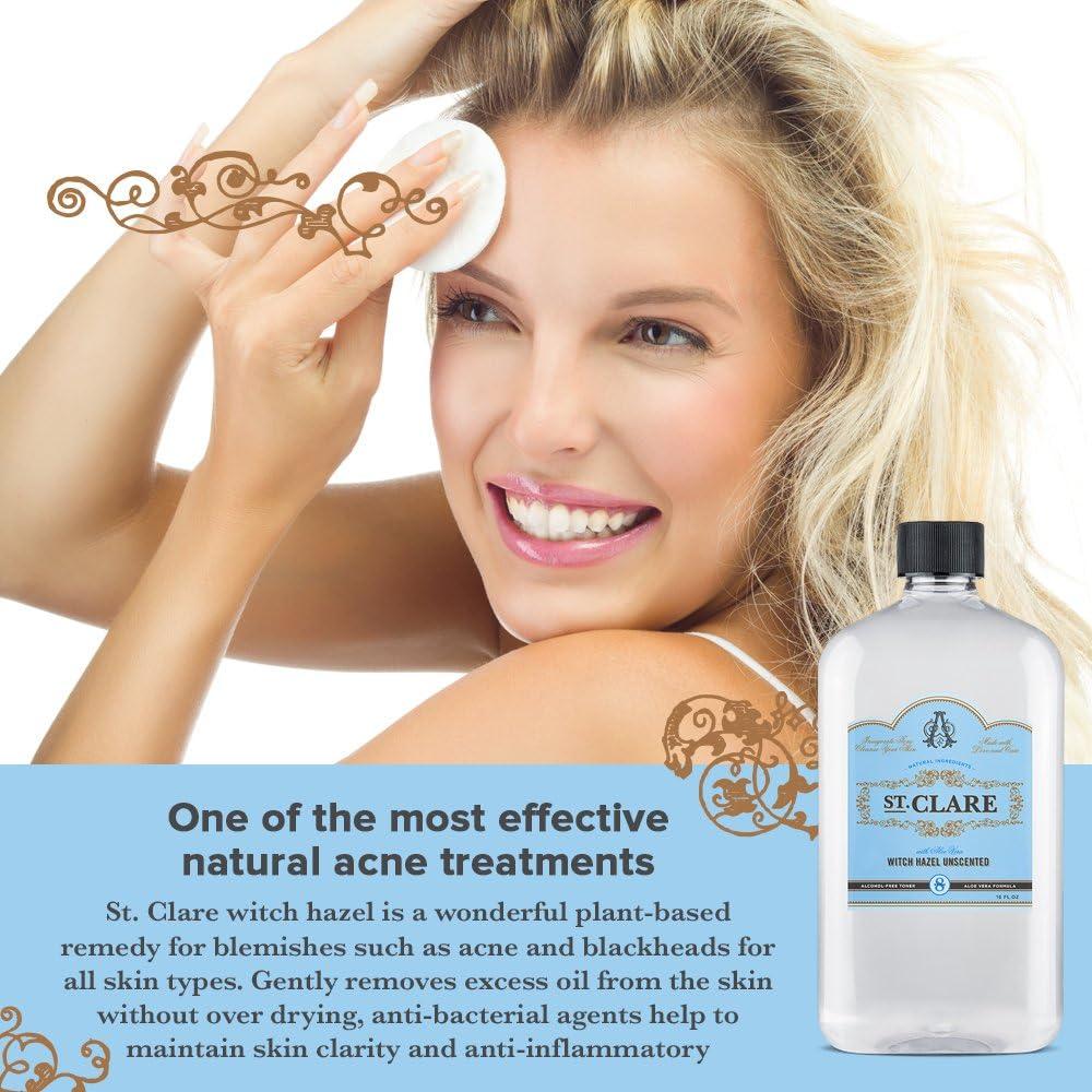 Tónico Facial Sin Alcohol St Clare - Aloe y Hamamelis 250ml