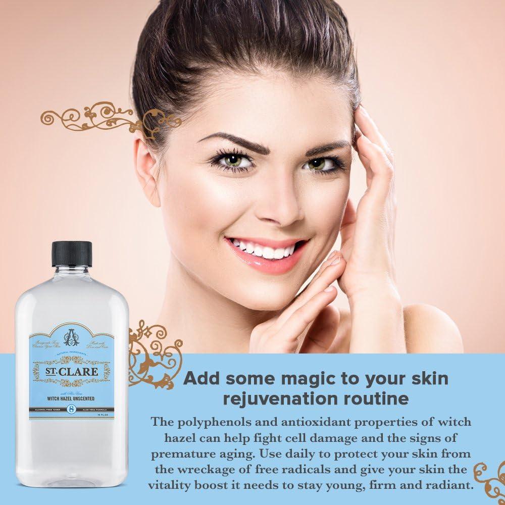 Tónico Facial Sin Alcohol St Clare - Aloe y Hamamelis 250ml