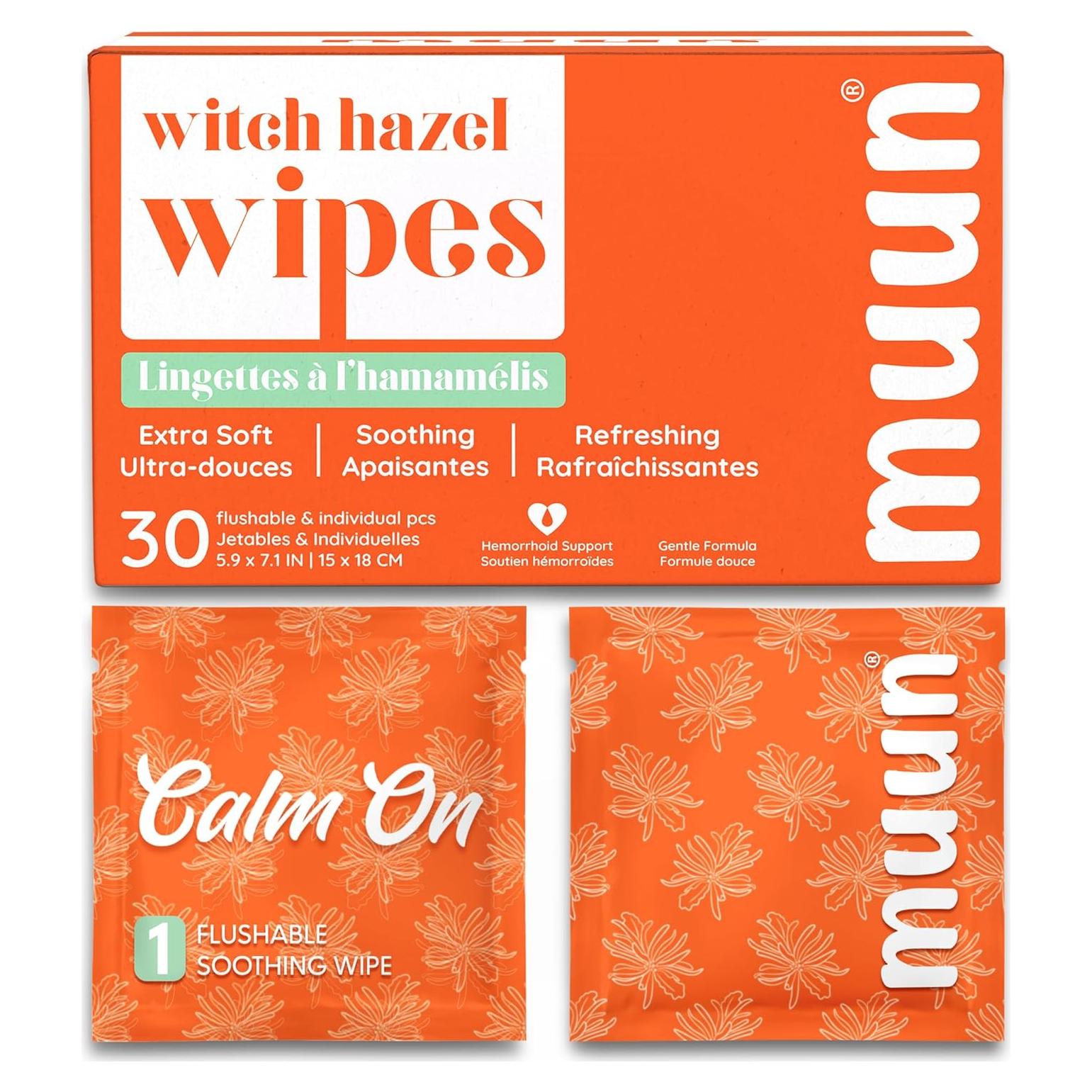 Toallitas Húmedas Calmantes Muun 30 Unidades - Sin Alcohol