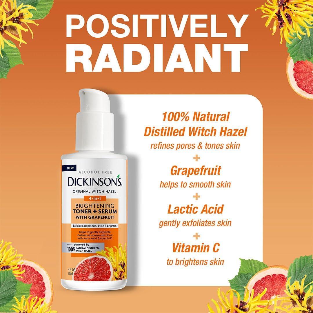 Tónico + Suero Aclarador Dickinson con Pomelo 118 ml Sin Alcohol