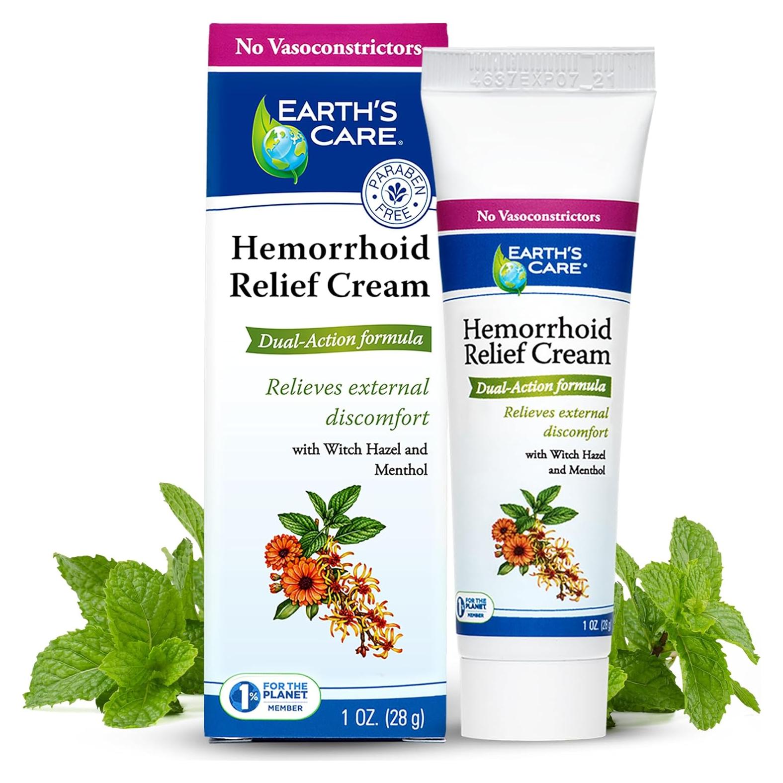 Crema para Hemorroides Earth's Care - 28 g - Doble Acción Natural