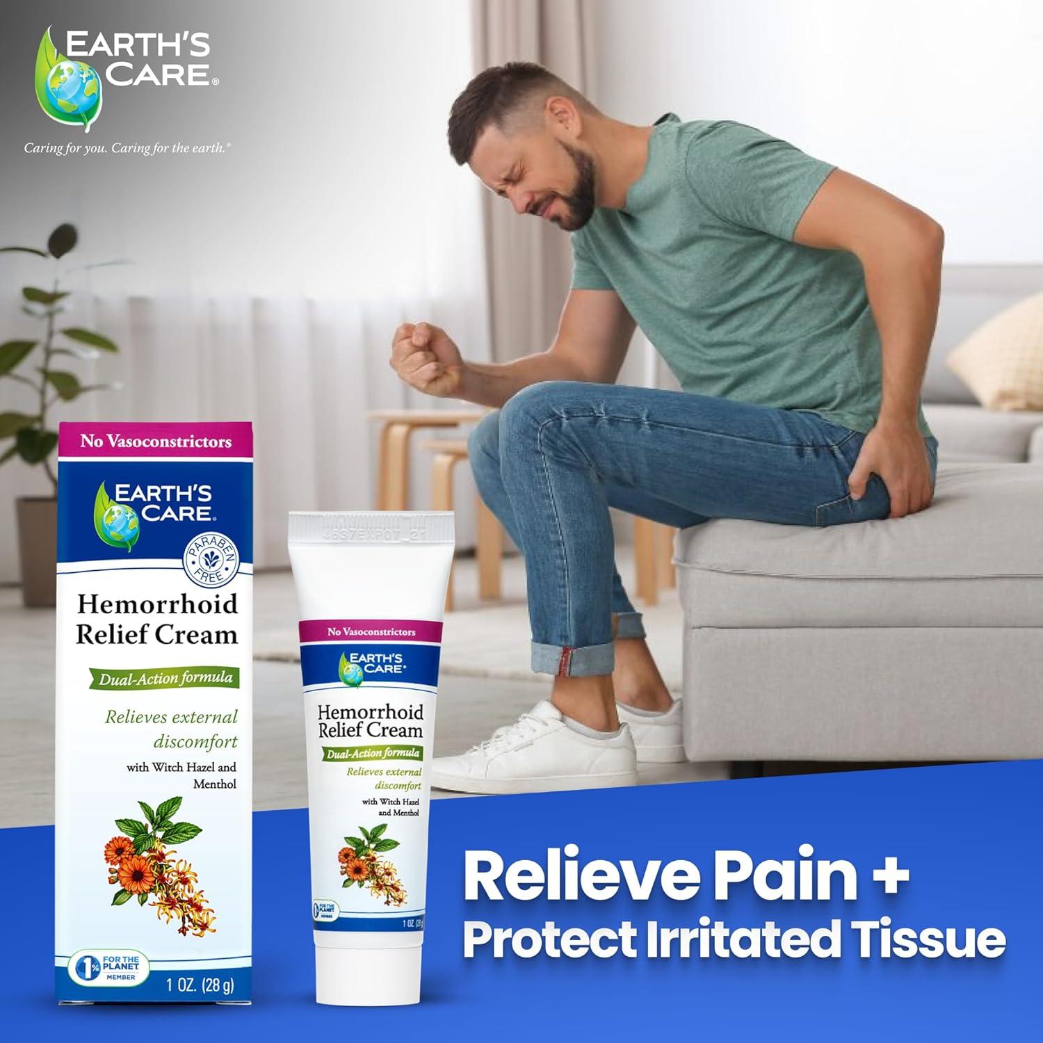 Crema para Hemorroides Earth's Care - 28 g - Doble Acción Natural