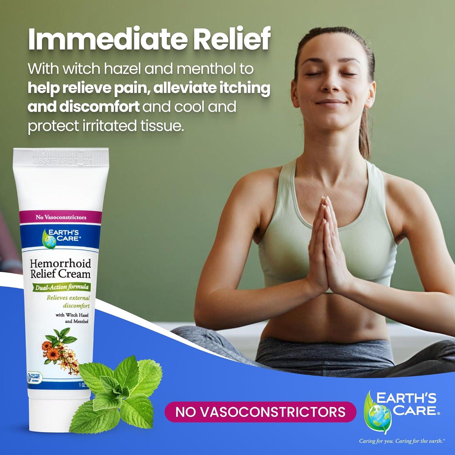 Crema para Hemorroides Earth's Care - 28 g - Doble Acción Natural