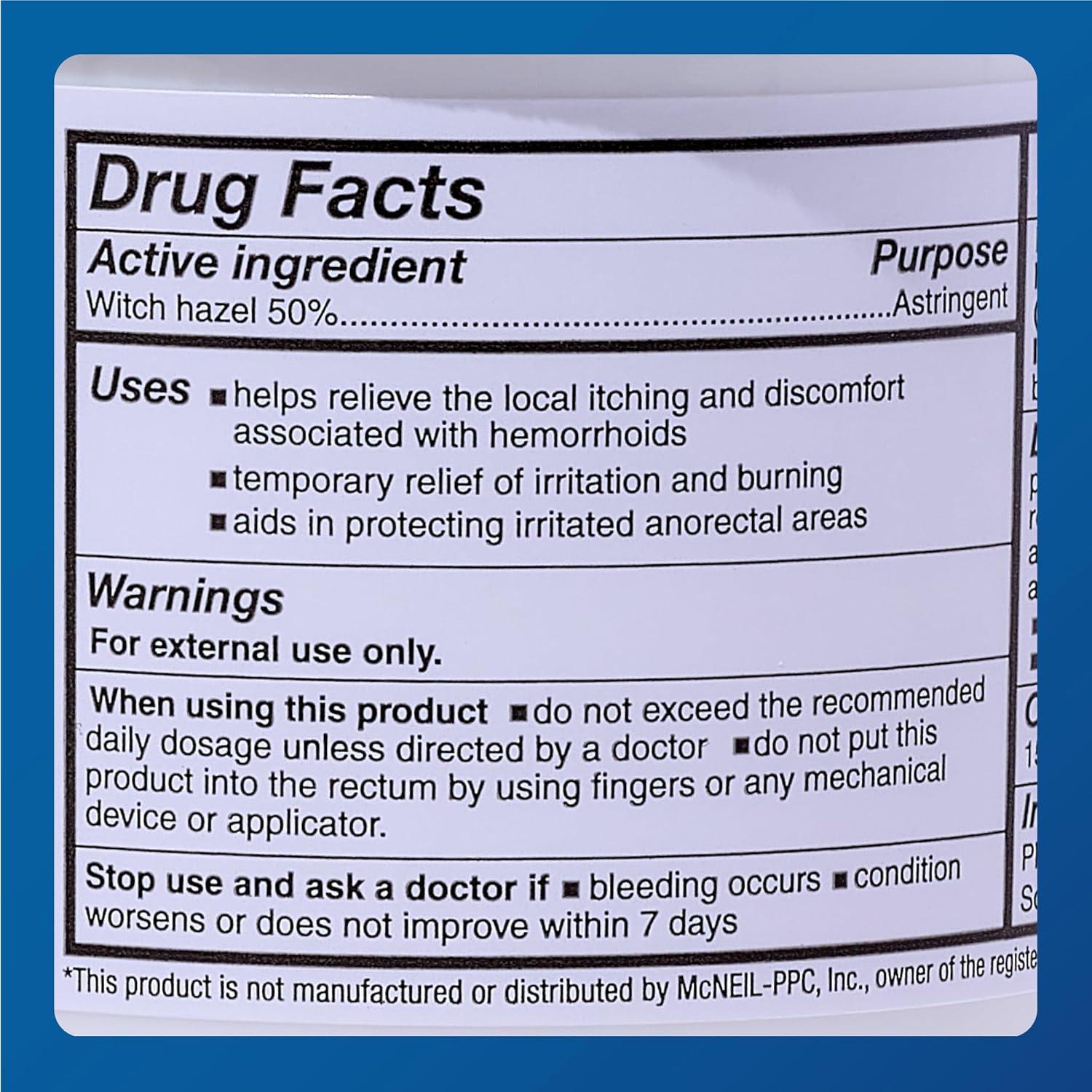 Toallitas Higiénicas Hemorroidales Major - 100 Unidades