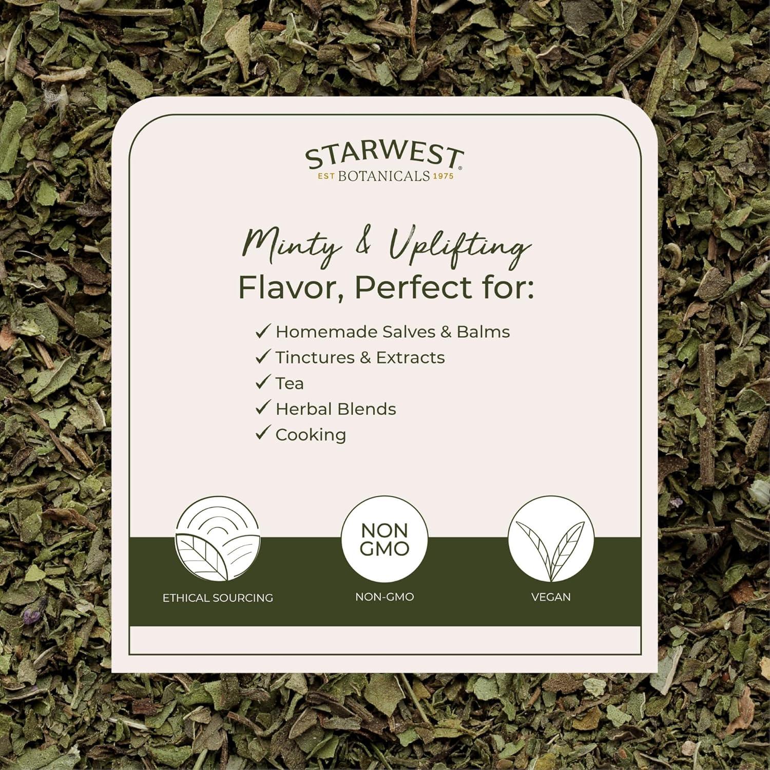 Hojas de Menta Verde Starwest Botanicals 0.45 kg - Hierba para Té
