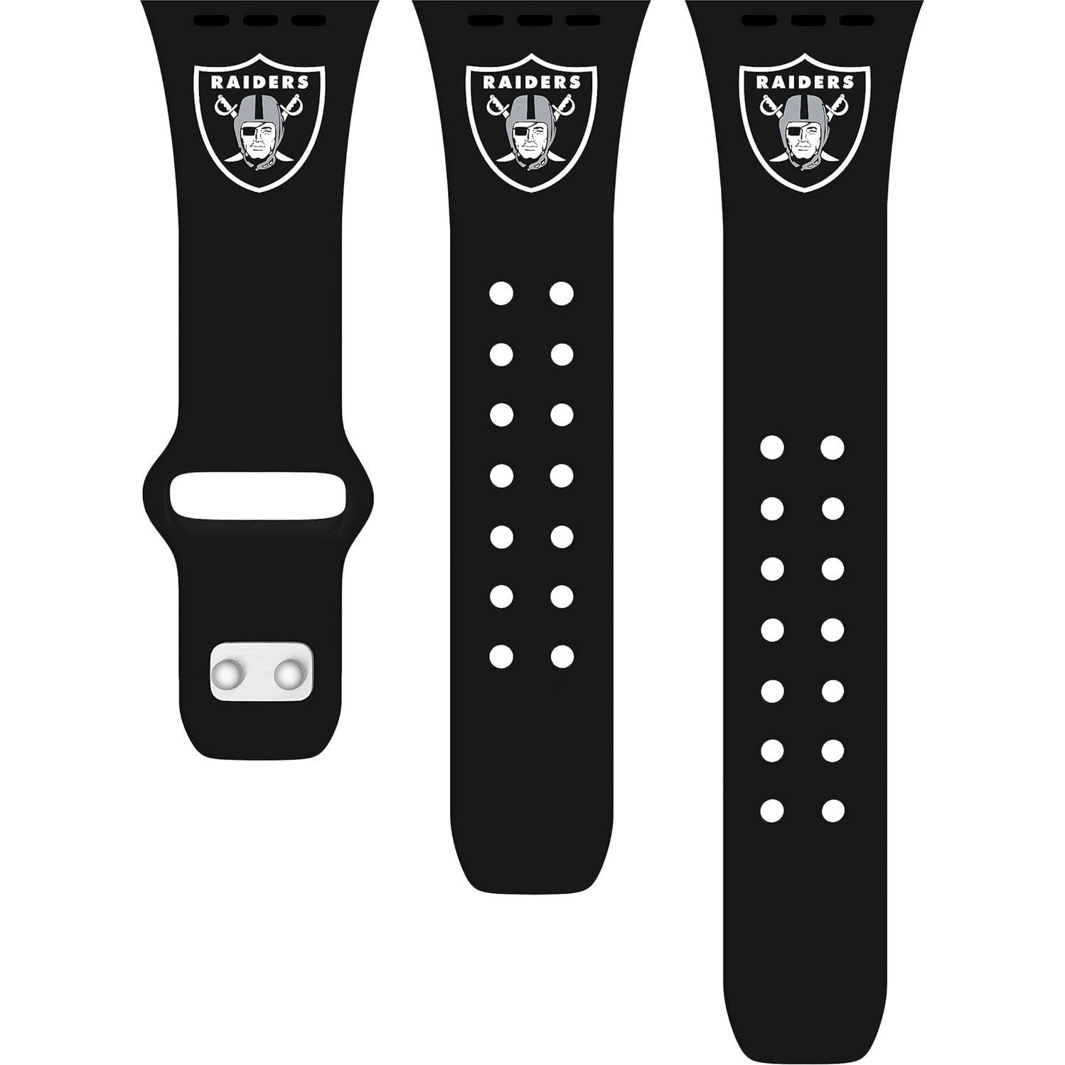 Banda y Funda Silicona Game Time Las Vegas Raiders 42-45mm
