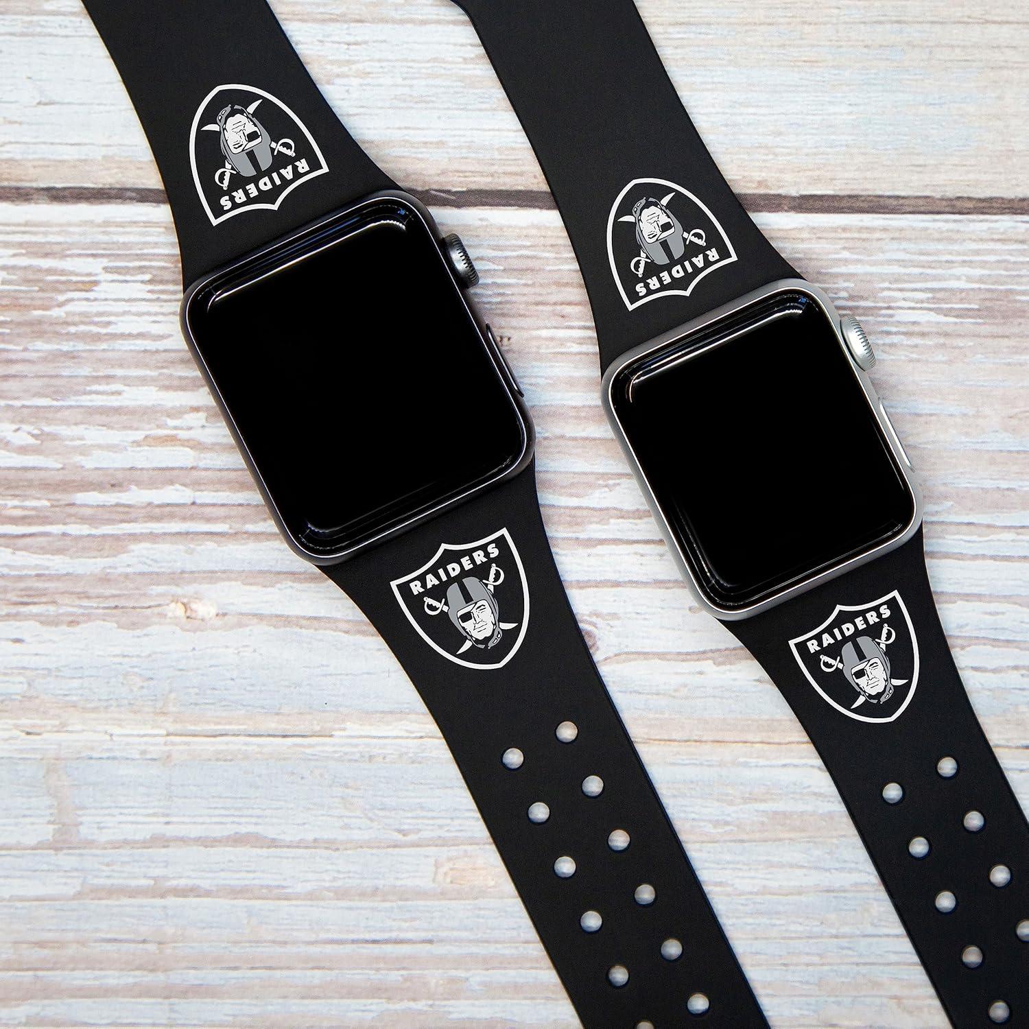 Banda y Funda Silicona Game Time Las Vegas Raiders 42-45mm