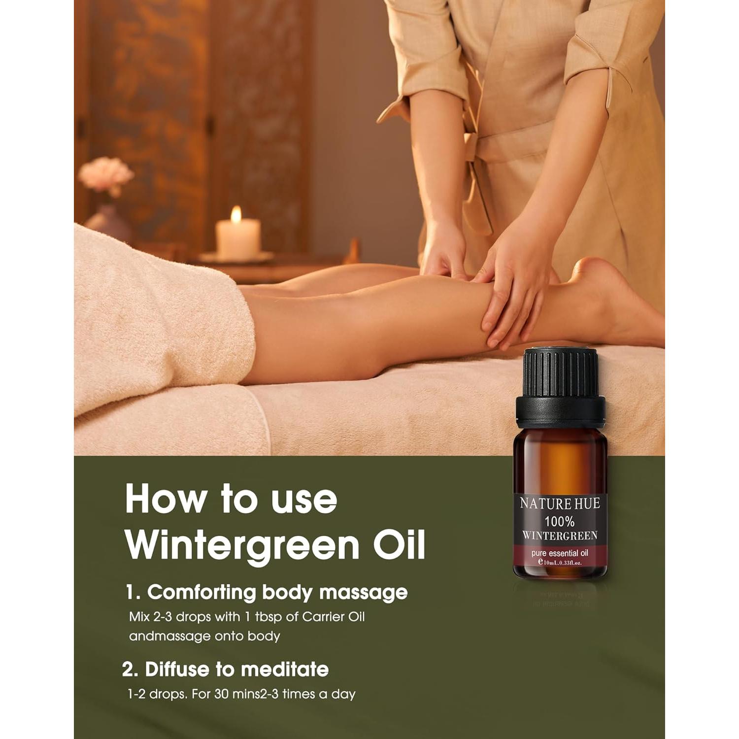 Aceite Esencial de Gaulteria Nature Hue 10 mL Puro y Natural