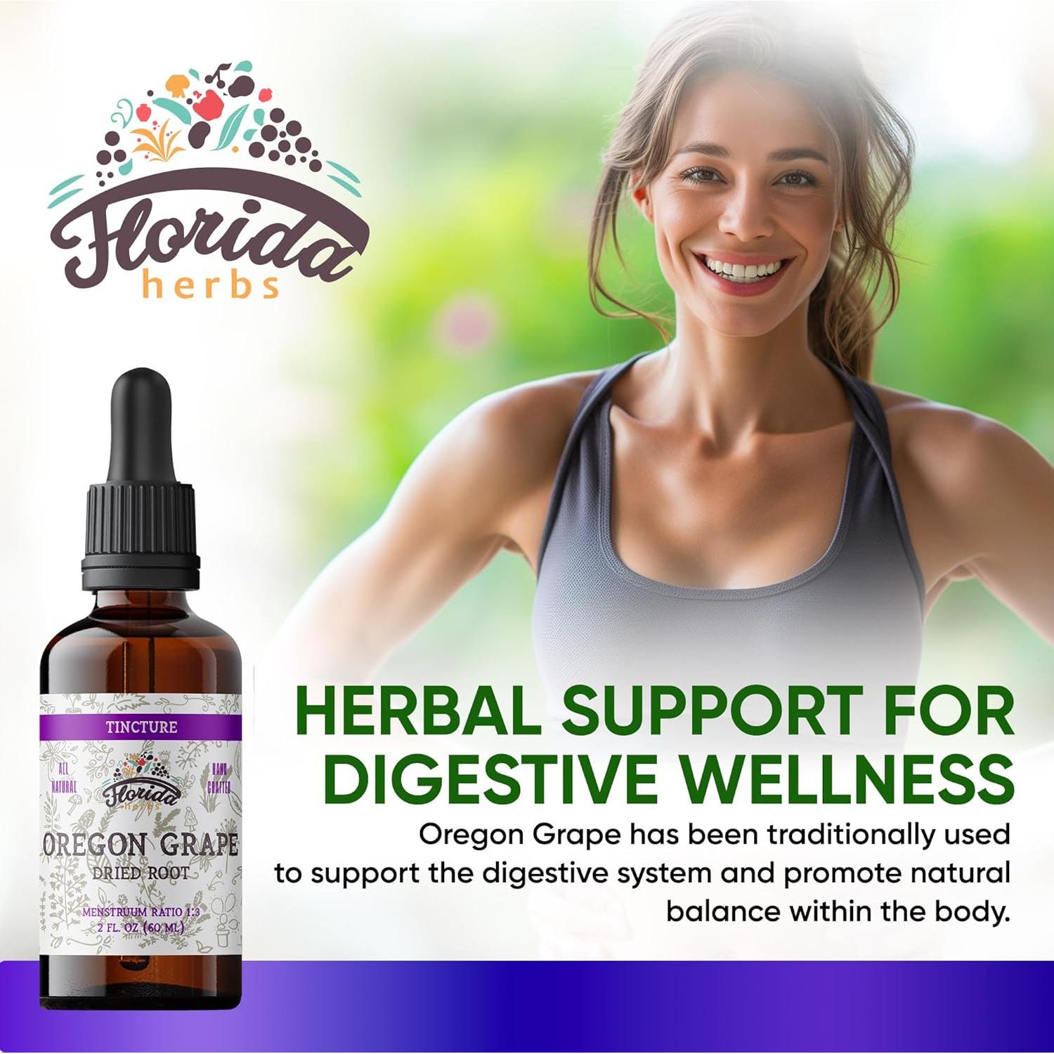 Tintura Orgánica de Uva de Oregón Florida Herbs 59 ml