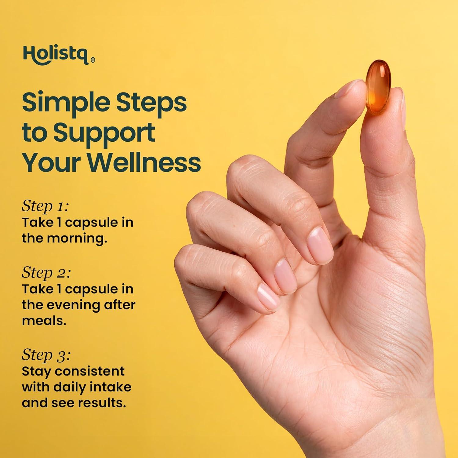 Cápsulas de Aceite de Semilla Negra Holistiq 120 Gelatinas Blandas