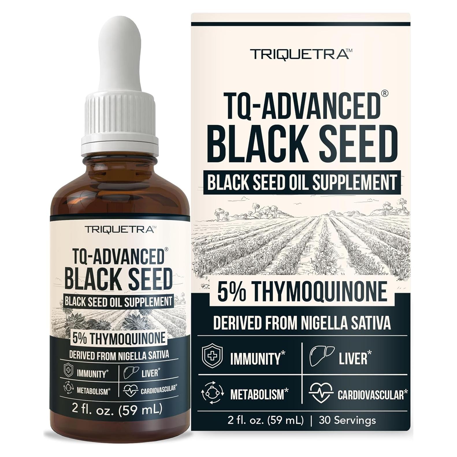 Aceite de Semilla Negra Triquetra Health 100 mg - 30 Porciones