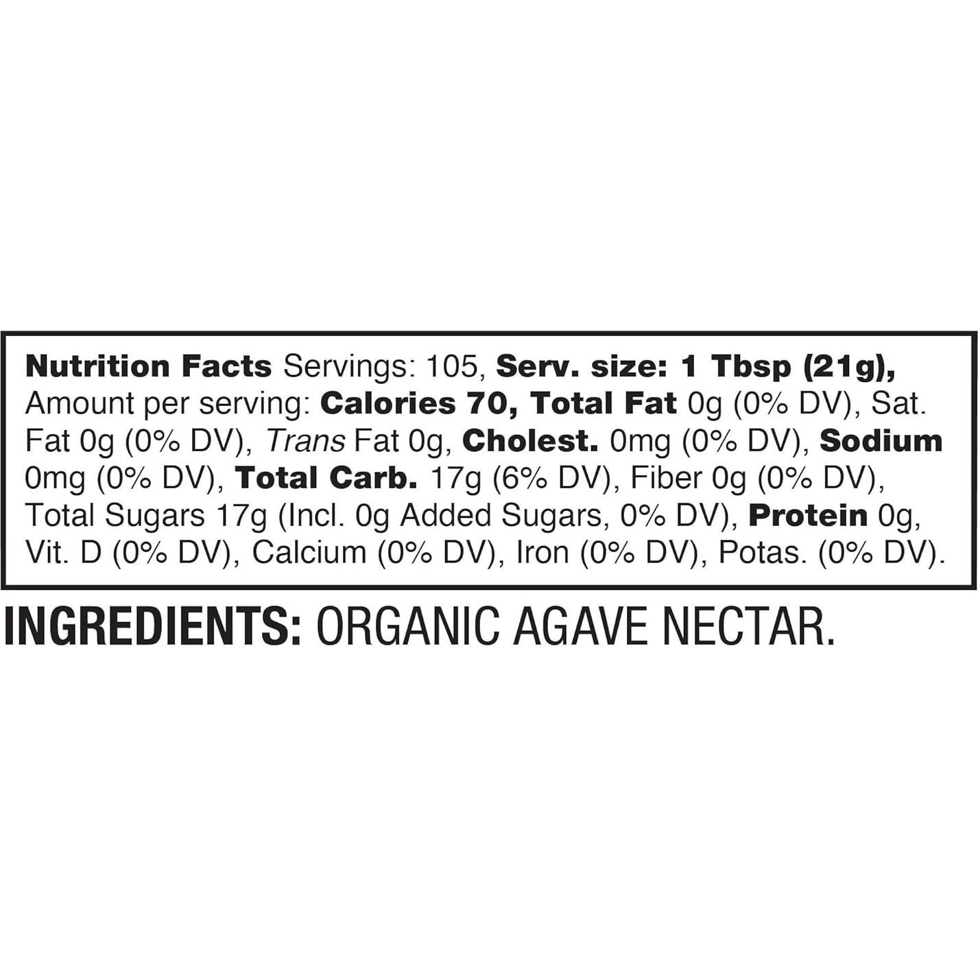 Néctar de Agave Azul Orgánico BetterBody Foods 2205 g