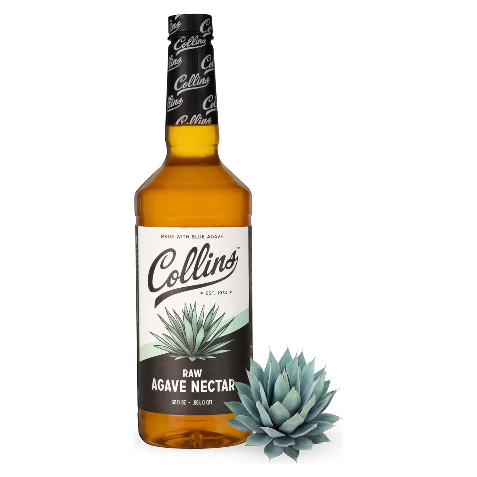 Néctar de Agave Crudo Collins 32 oz - Endulzante Natural