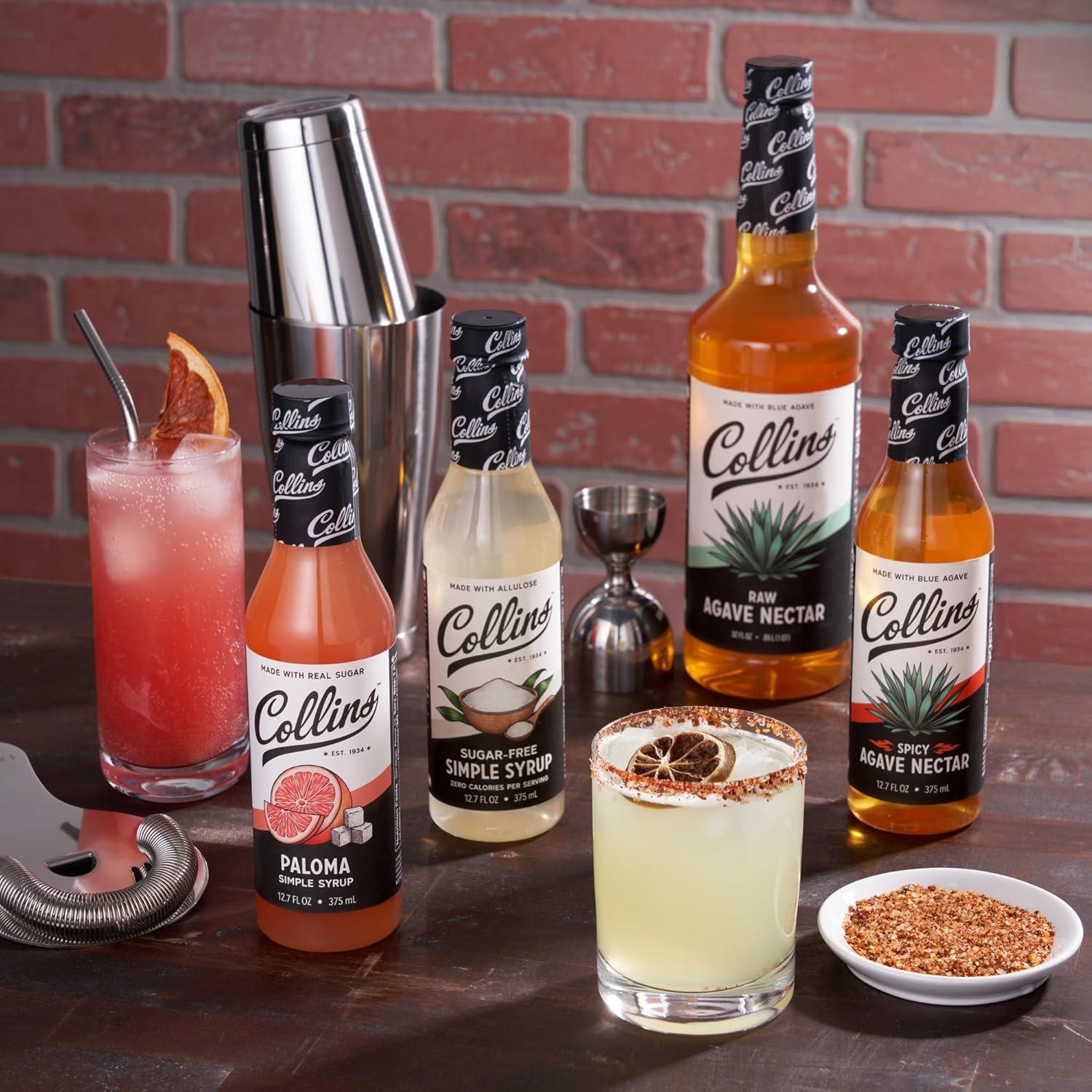 Néctar de Agave Crudo Collins 32 oz - Endulzante Natural